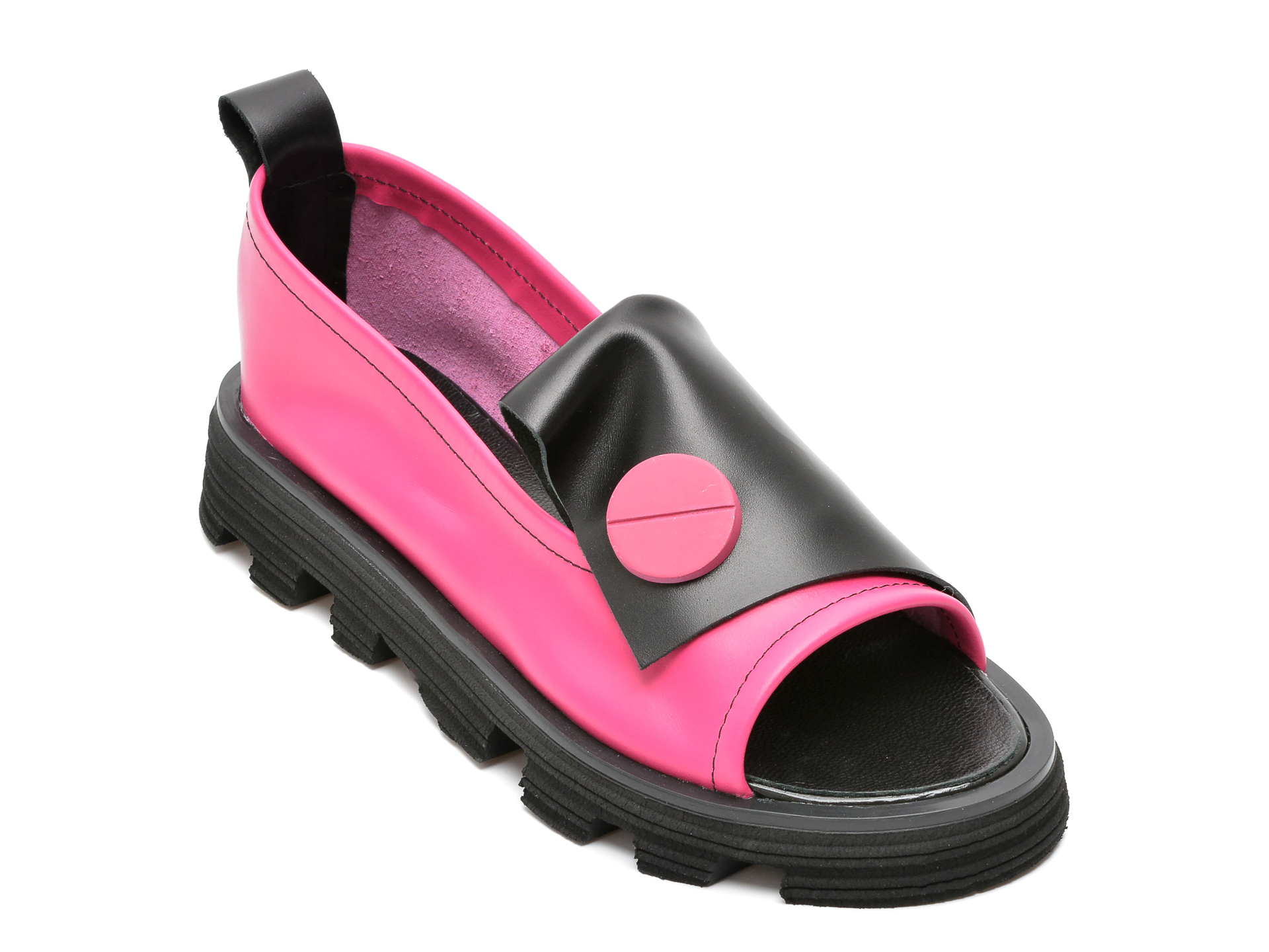 Pantofi IMAGE fucsia, 230327, din piele naturala 2022 ❤️ Pret Super Black Friday otter.ro imagine noua 2022