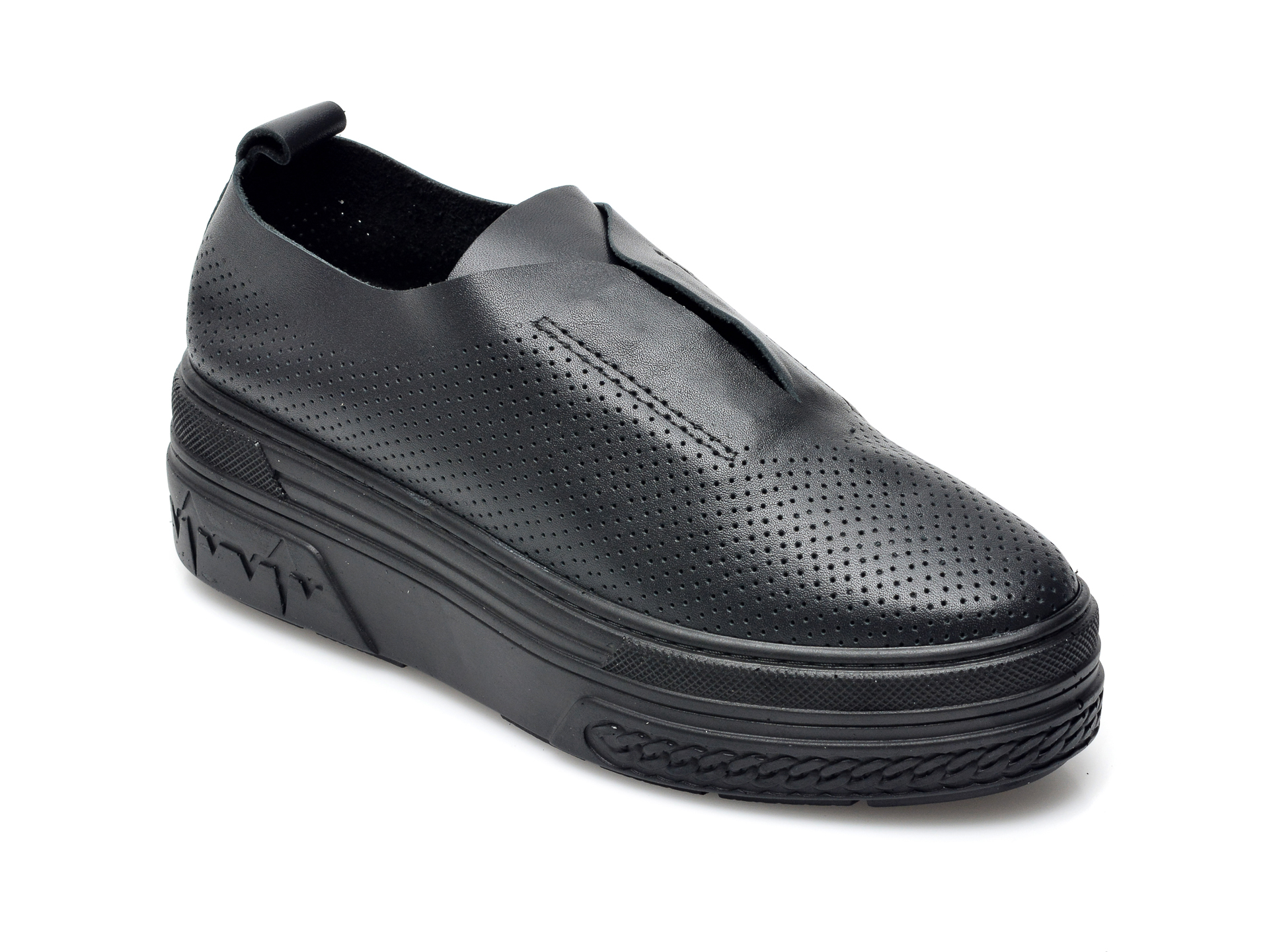 Pantofi IMAGE negri, 2267528, din piele naturala imagine Black Friday 2021