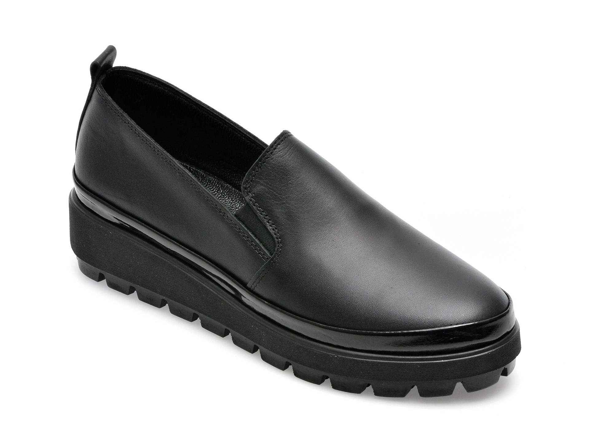 Pantofi IMAGE negri, 282878, din piele naturala imagine reduceri black friday 2021 Image