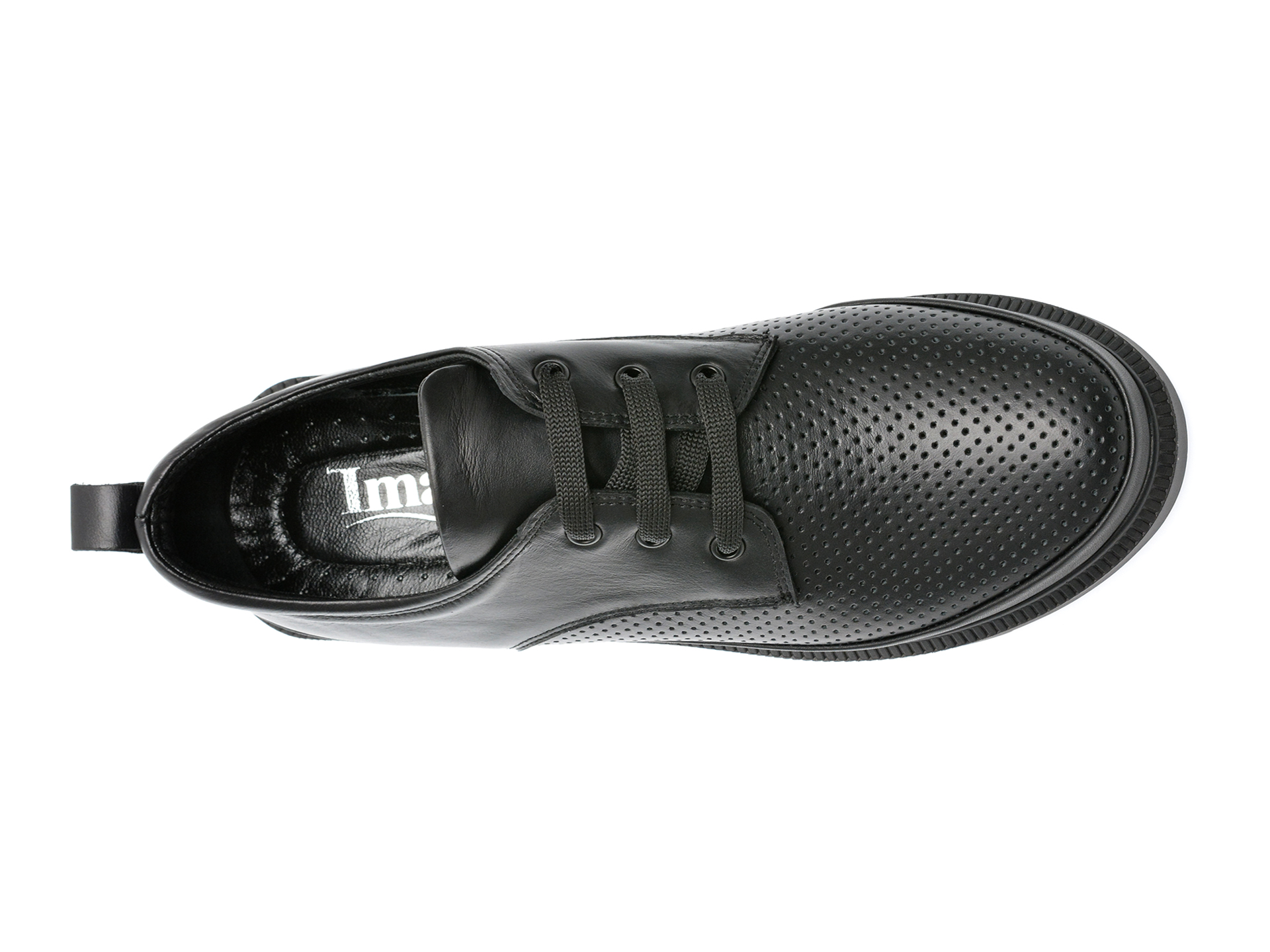 Poze Pantofi IMAGE negri, 319206, din piele naturala otter.ro