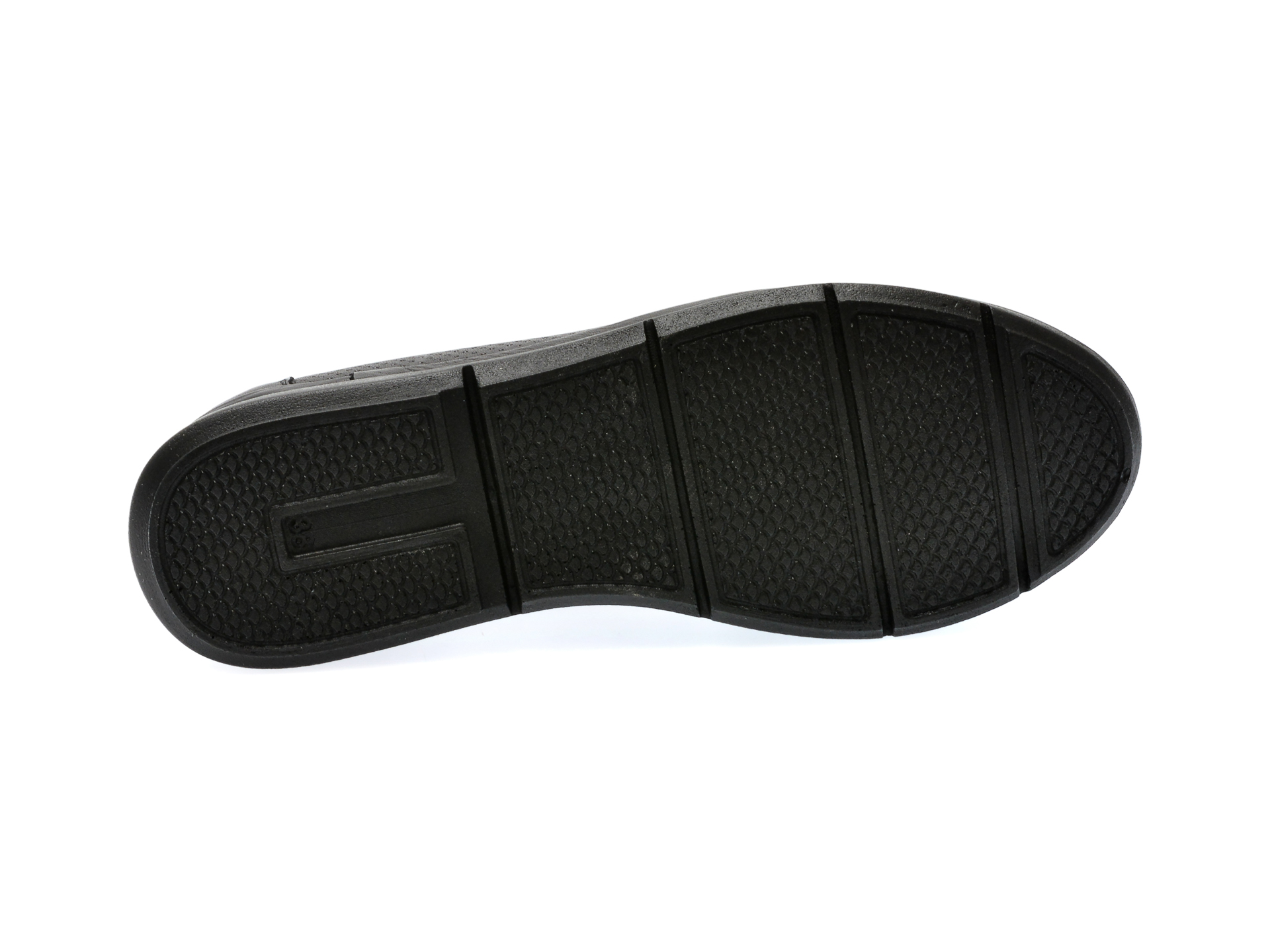 Pantofi IMAGE negri, 45051, din piele naturala