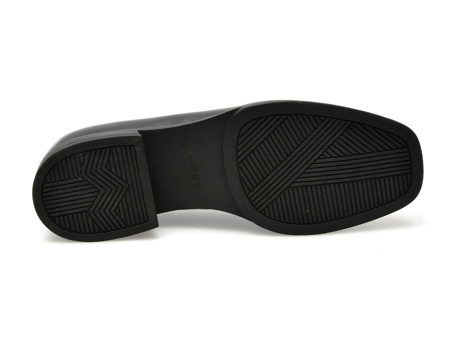 Pantofi IMAGE negri, 4F3022, din piele naturala