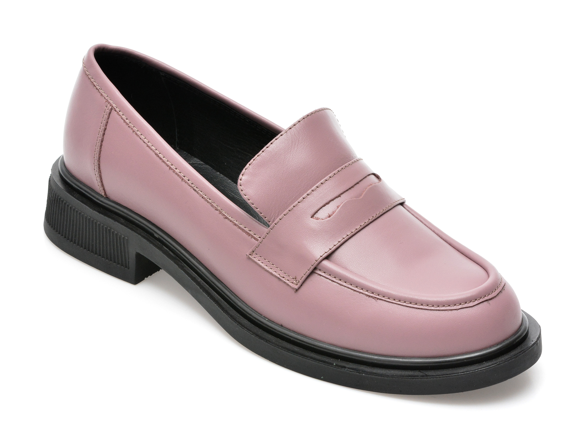 Pantofi IMAGE roz, 18701, din piele naturala /femei/pantofi imagine noua