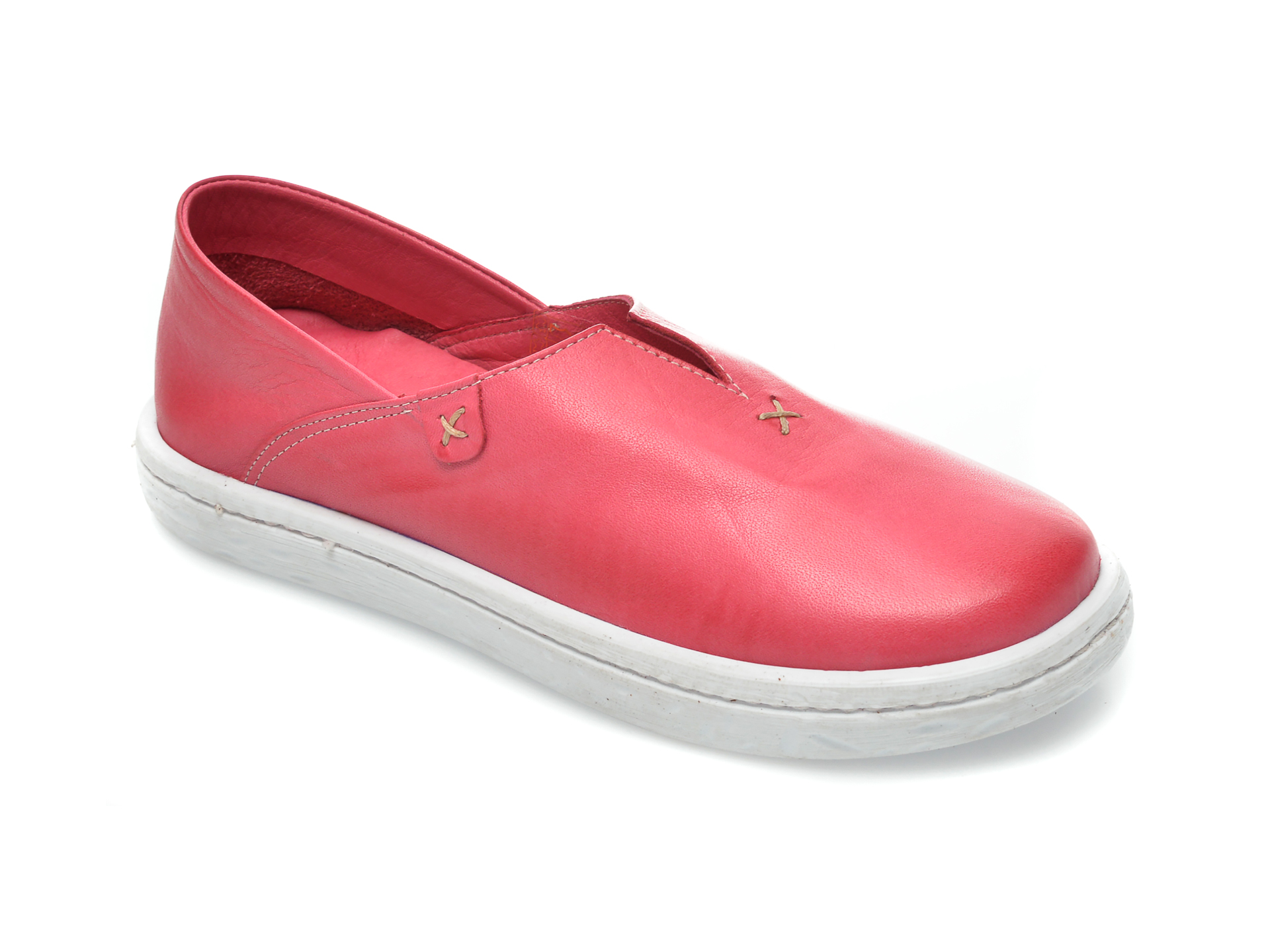 Pantofi IMAGE roz, 8011, din piele naturala New