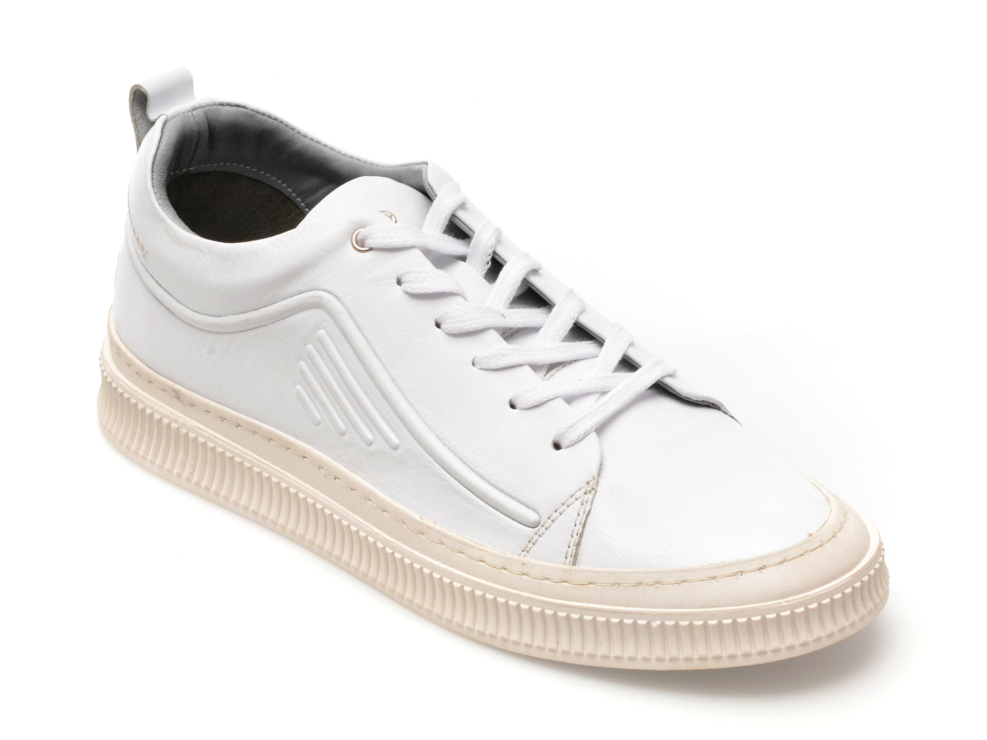 Pantofi INCI albi, CVK2804, din piele naturala /barbati/pantofi