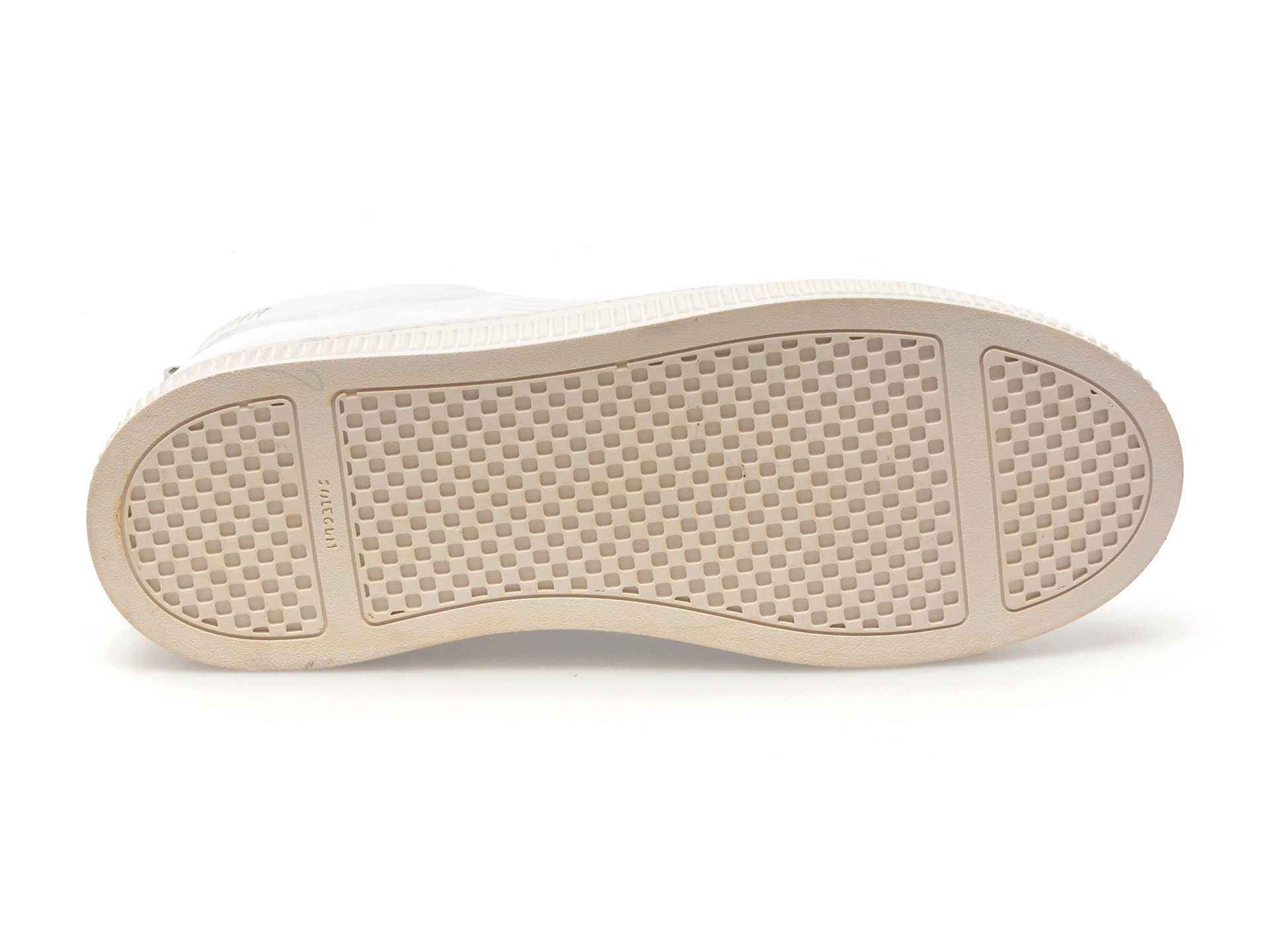Pantofi INCI albi, CVK2804, din piele naturala