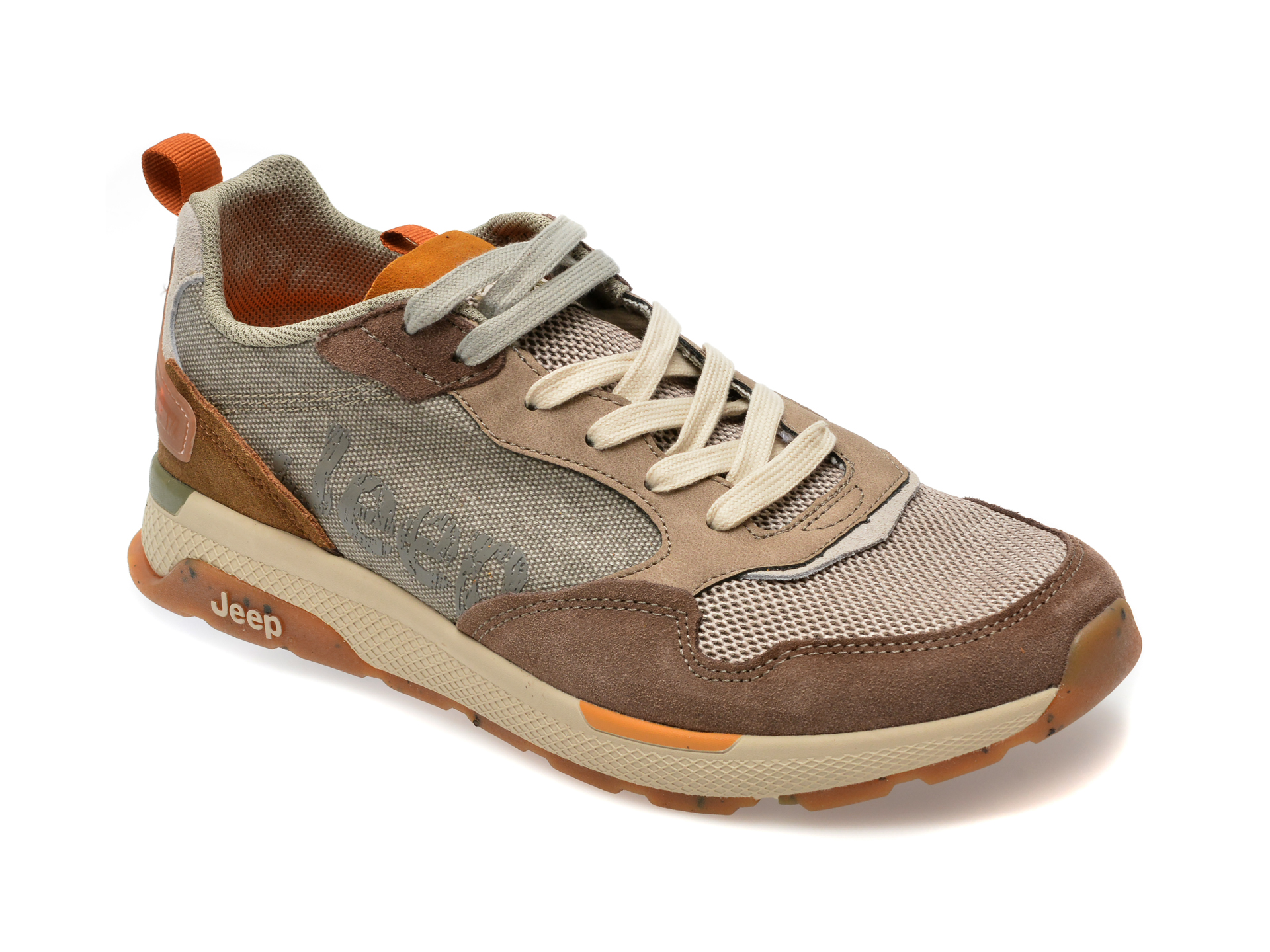 Pantofi JEEP sport gri, 41020, din material textil