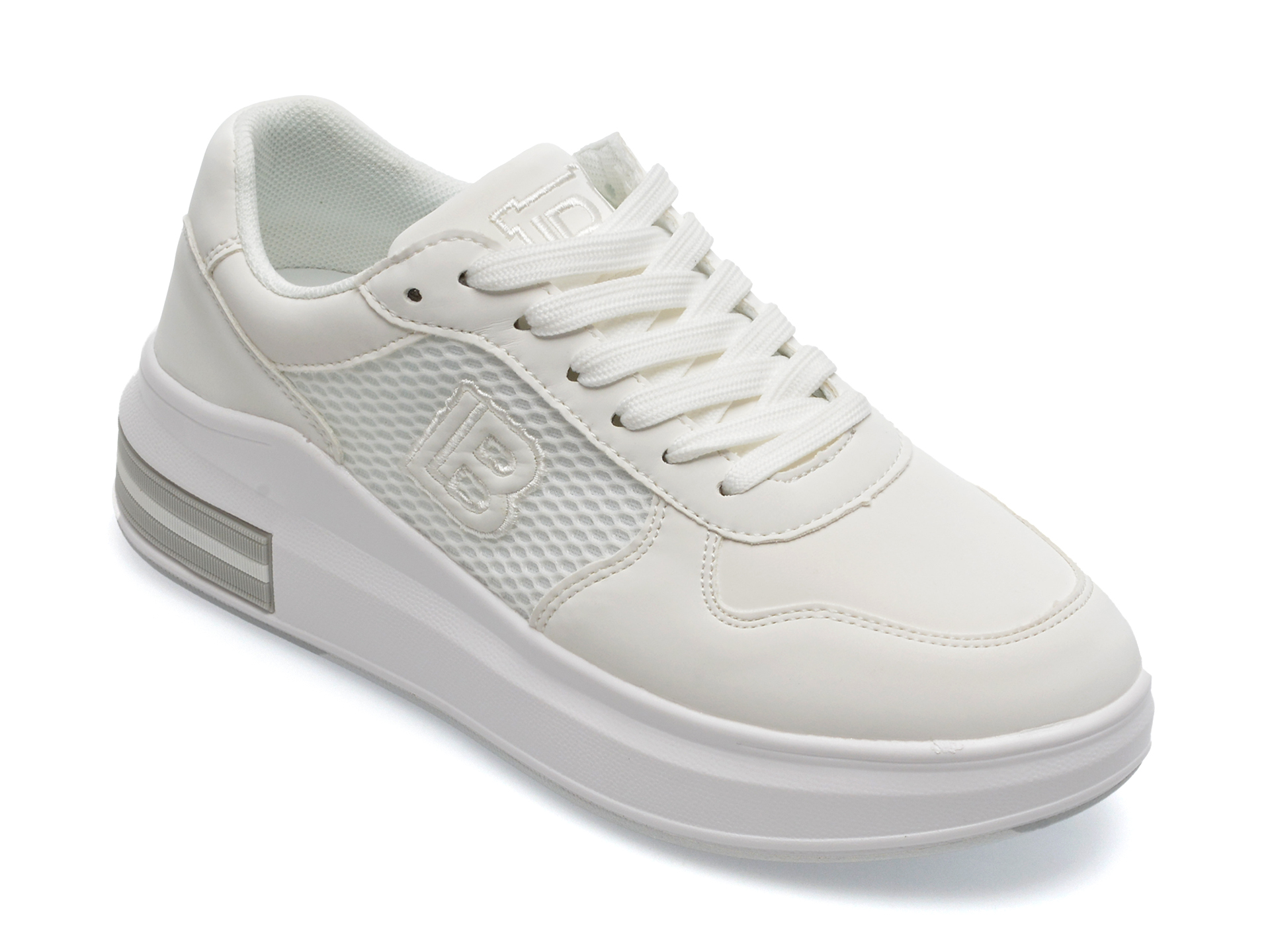 Pantofi LAURA BIAGIOTTI albi, 8005, din piele ecologica /femei/pantofi imagine super redus 2022