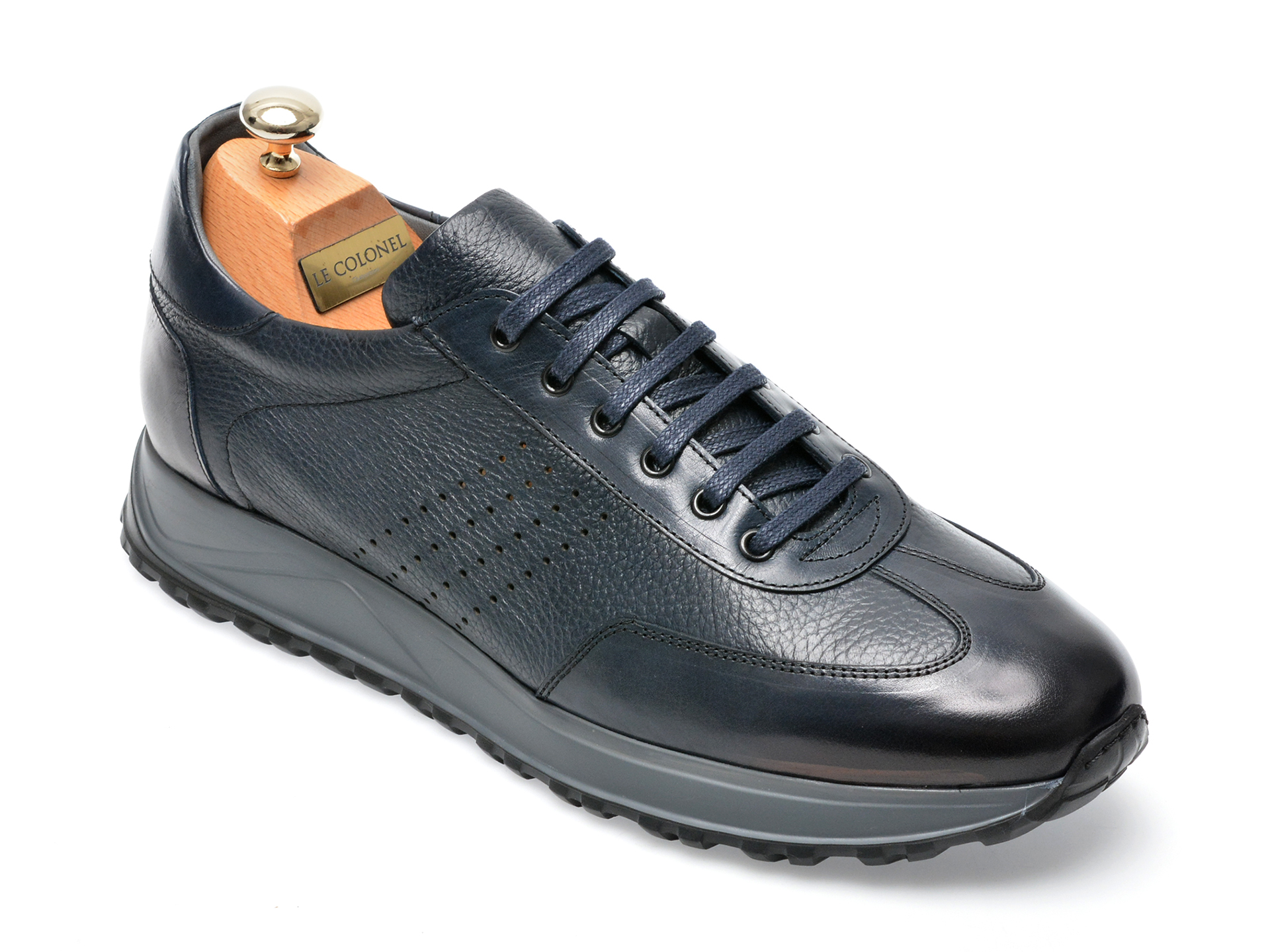 Pantofi LE COLONEL bleumarin, 62818, din piele naturala imagine reduceri black friday 2021 /barbati/pantofi