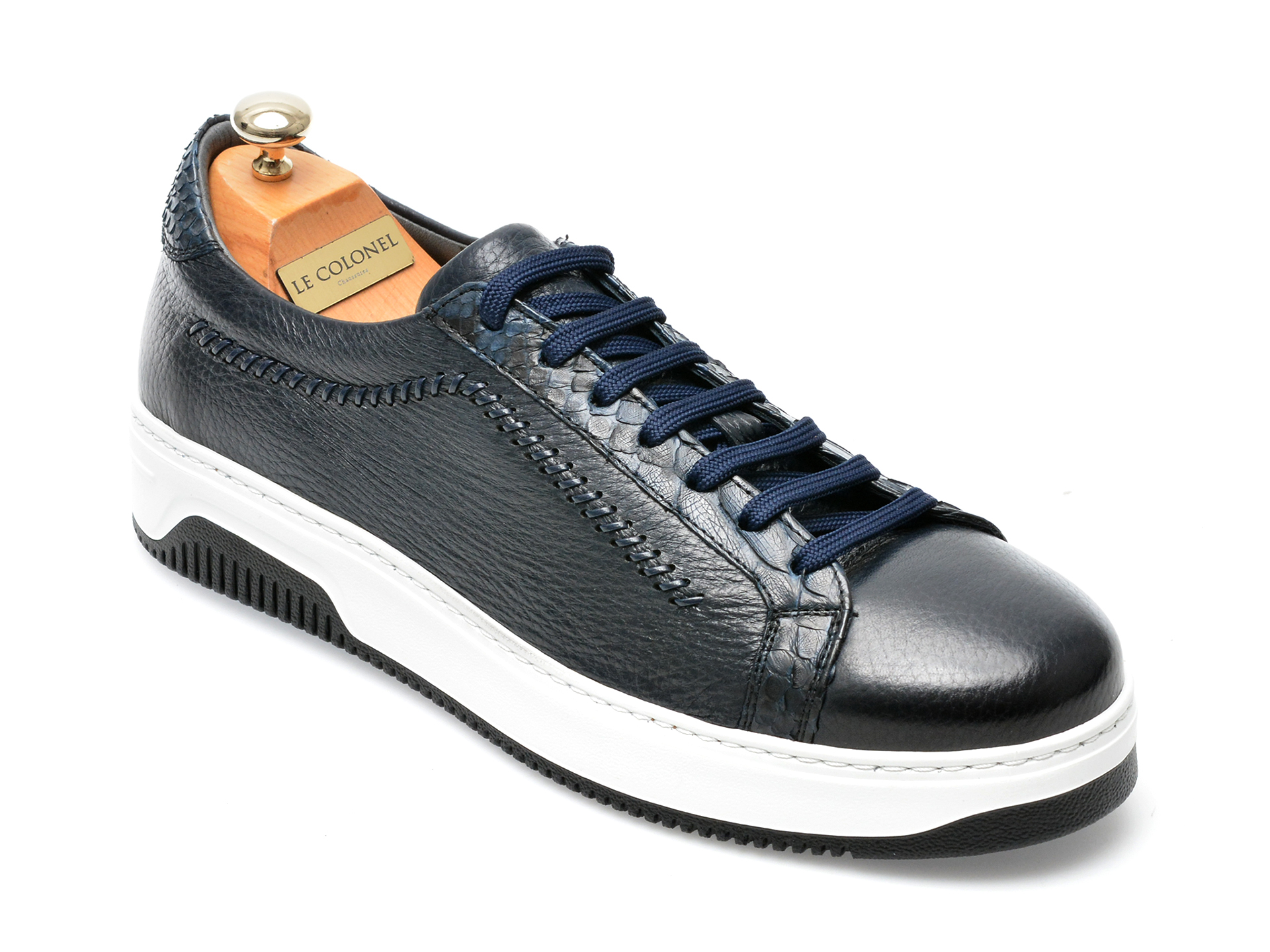 Pantofi LE COLONEL bleumarin, 63210, din piele naturala Le Colonel imagine noua 2022