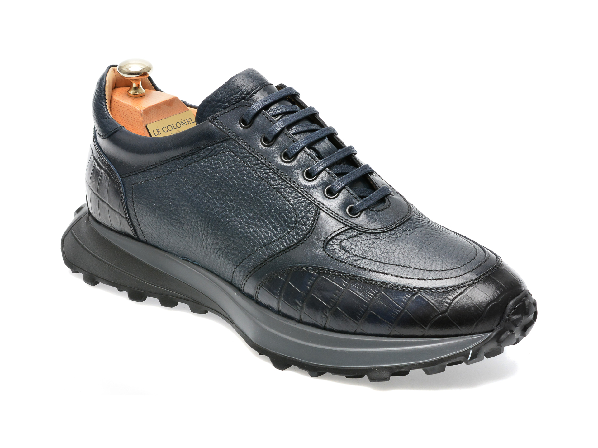 Pantofi LE COLONEL bleumarin, 66712, din piele naturala /barbati/pantofi imagine noua
