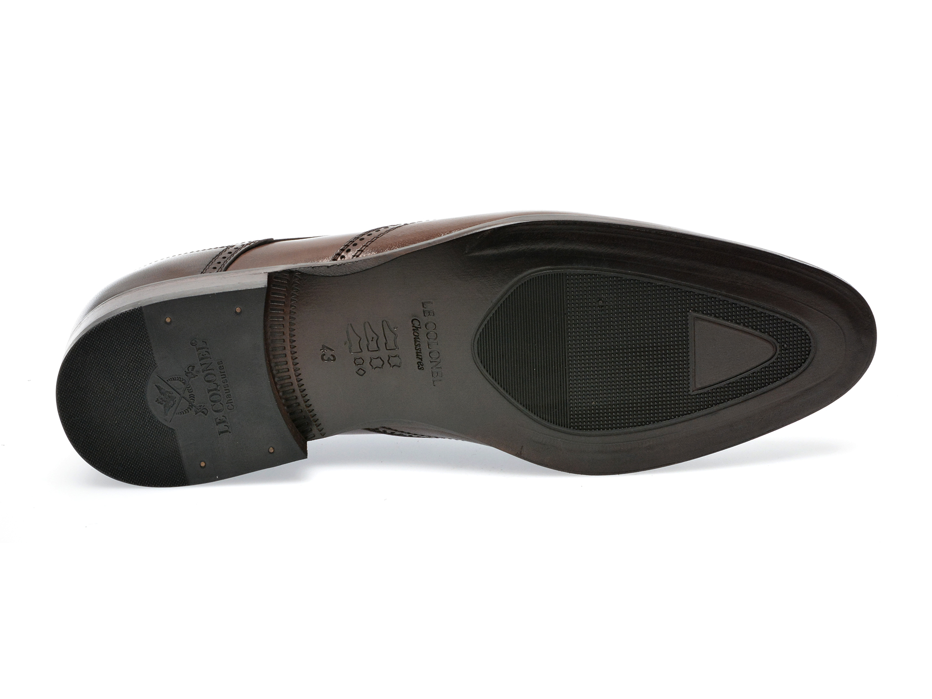 Pantofi LE COLONEL maro, 40824, din piele naturala