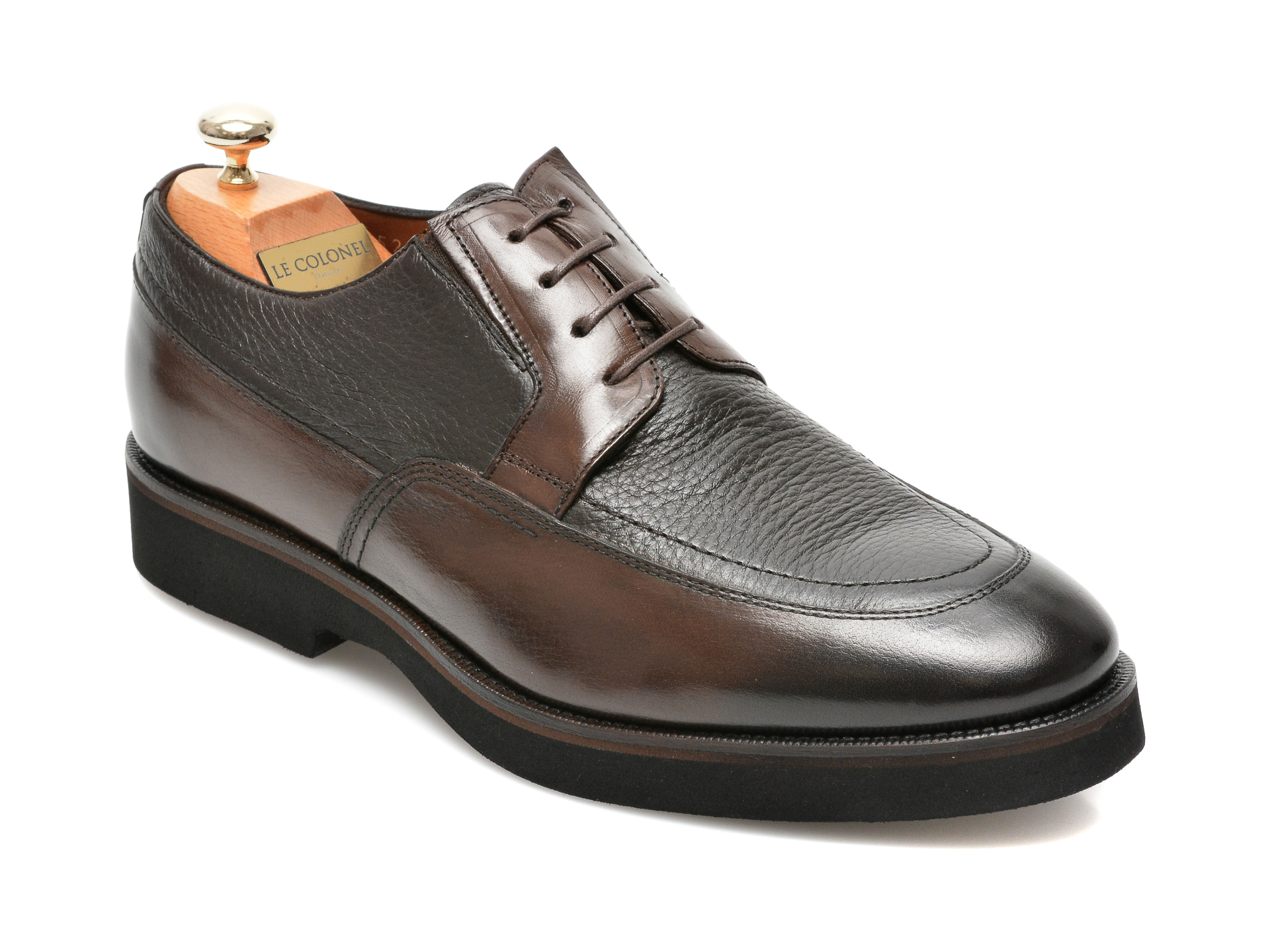 Pantofi LE COLONEL maro, 43452, din piele naturala 2023 ❤️ Pret Super otter.ro imagine noua 2022