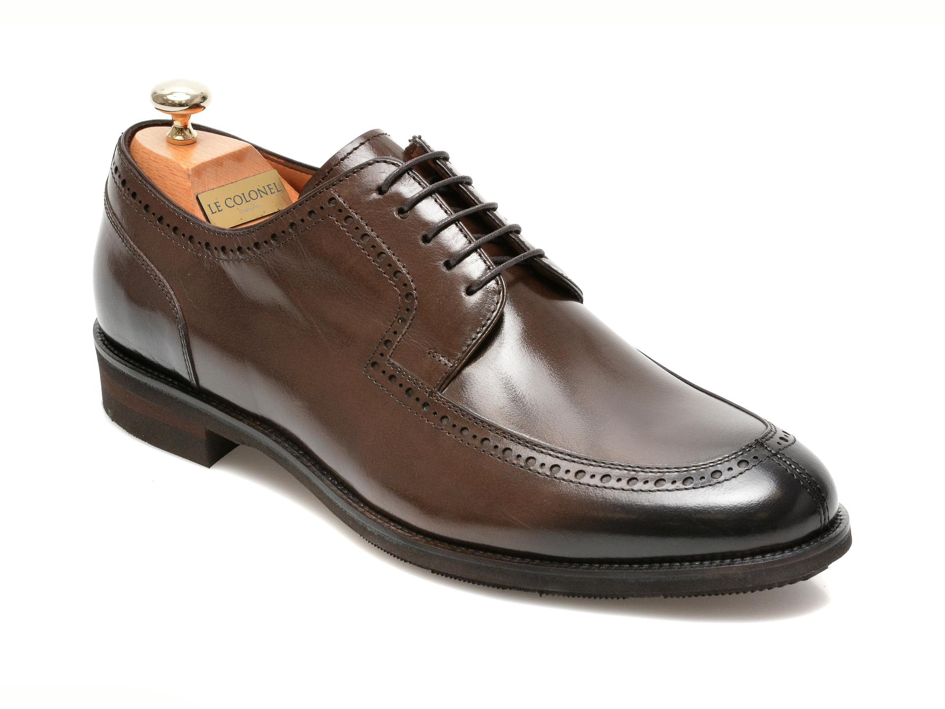 Pantofi LE COLONEL maro, 45279, din piele naturala /barbati/pantofi