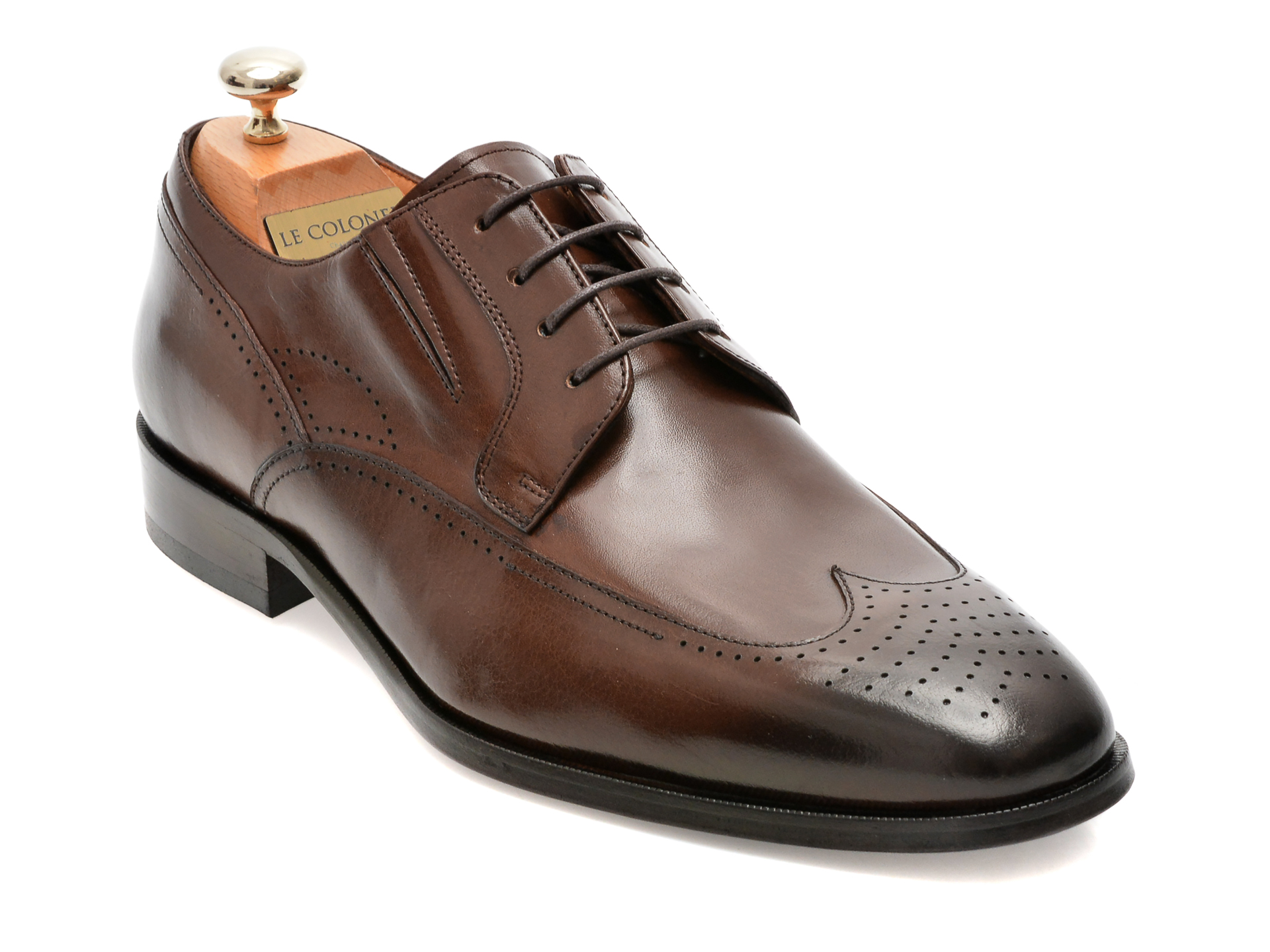 Pantofi LE COLONEL maro, 48479, din piele naturala /barbati/pantofi imagine noua