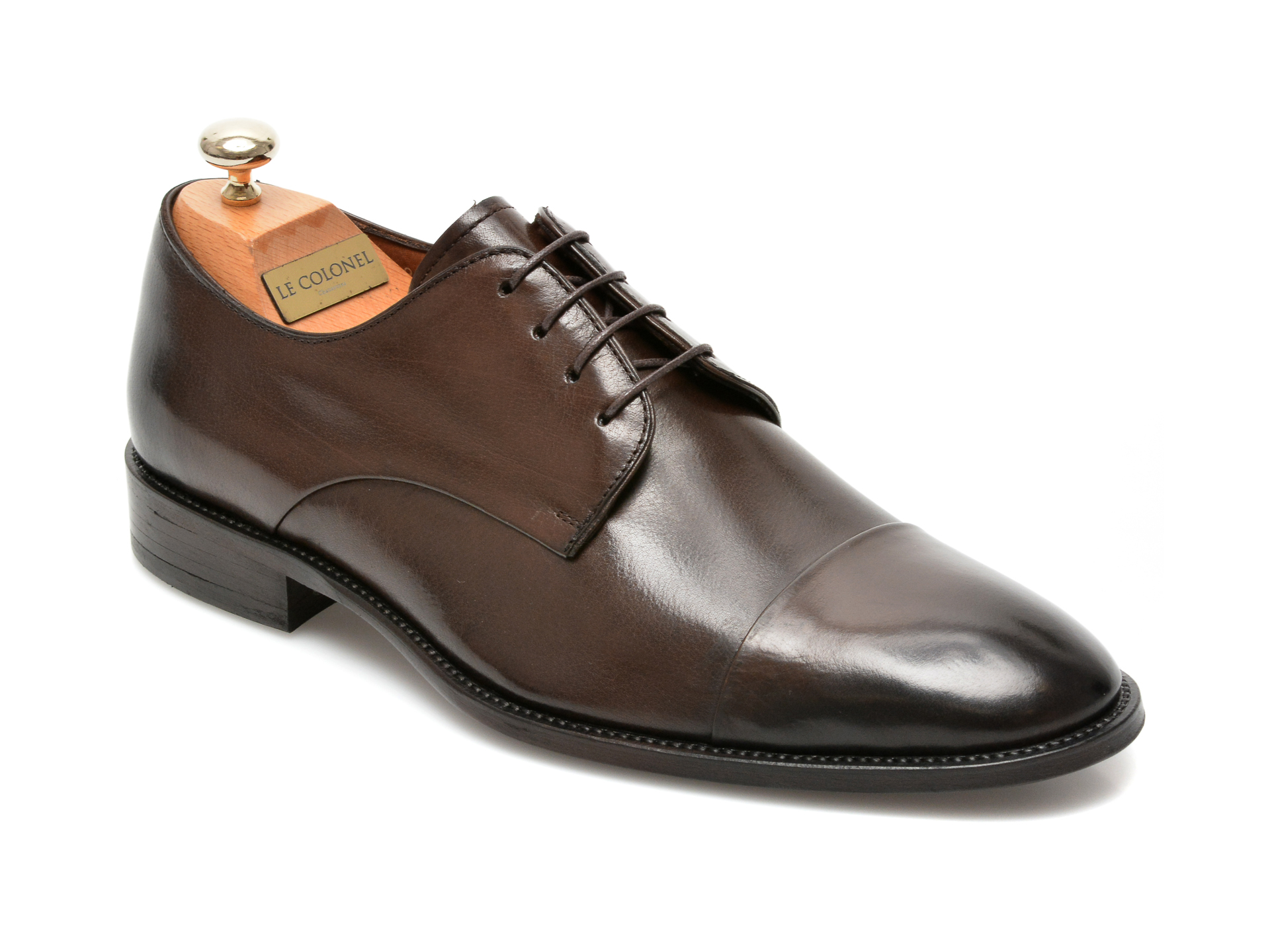 Pantofi LE COLONEL maro, 49809, din piele naturala Le Colonel imagine noua