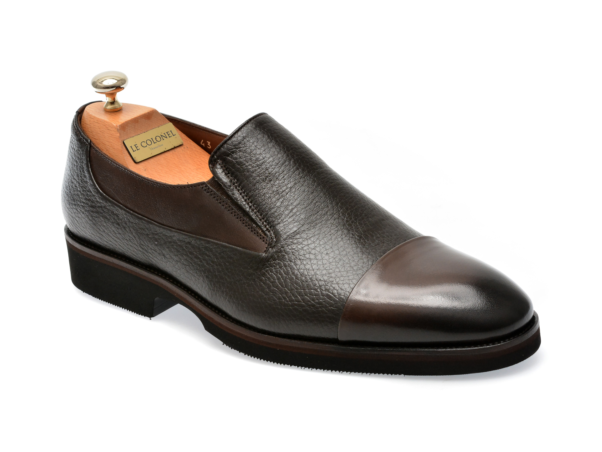 Pantofi LE COLONEL maro, 49879, din piele naturala