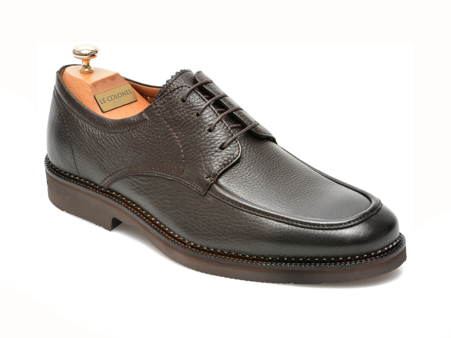 Pantofi LE COLONEL maro, 63501, din piele naturala 2022 ❤️ Pret Super otter.ro imagine noua 2022