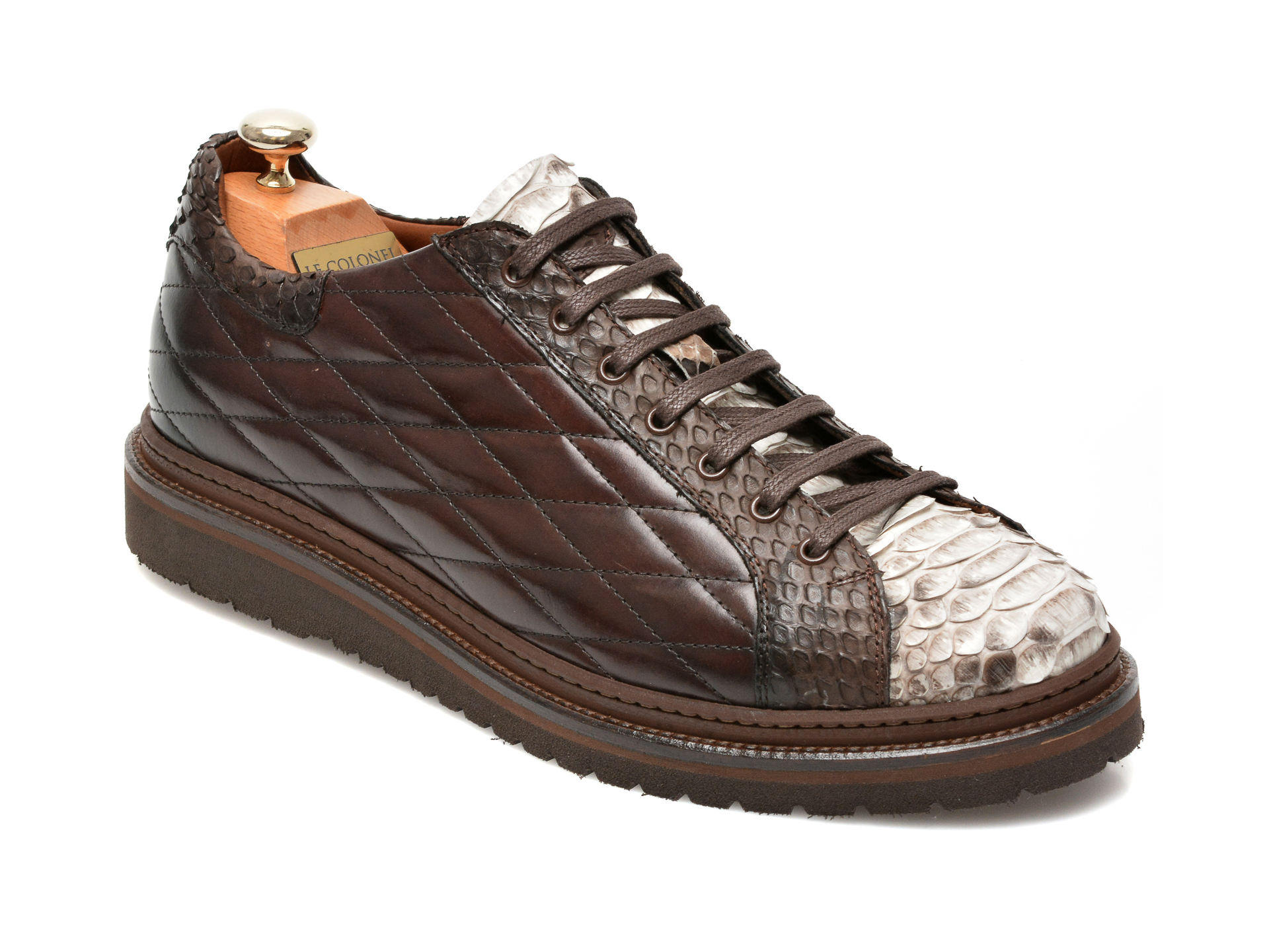 Pantofi LE COLONEL maro, 64802, din piele naturala 2023 ❤️ Pret Super otter.ro imagine noua 2022