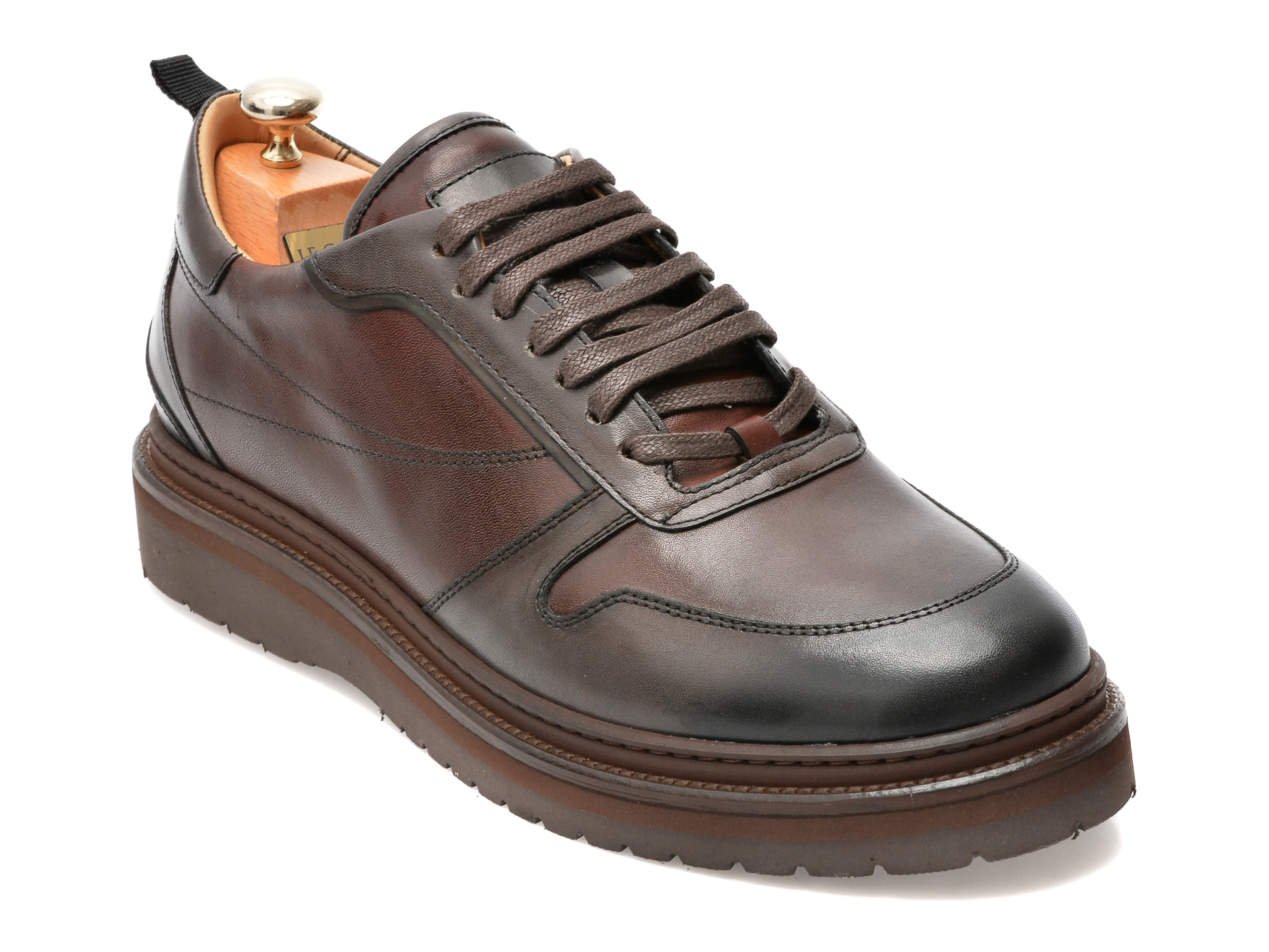 Pantofi LE COLONEL maro, 64804, din piele naturala /barbati/pantofi