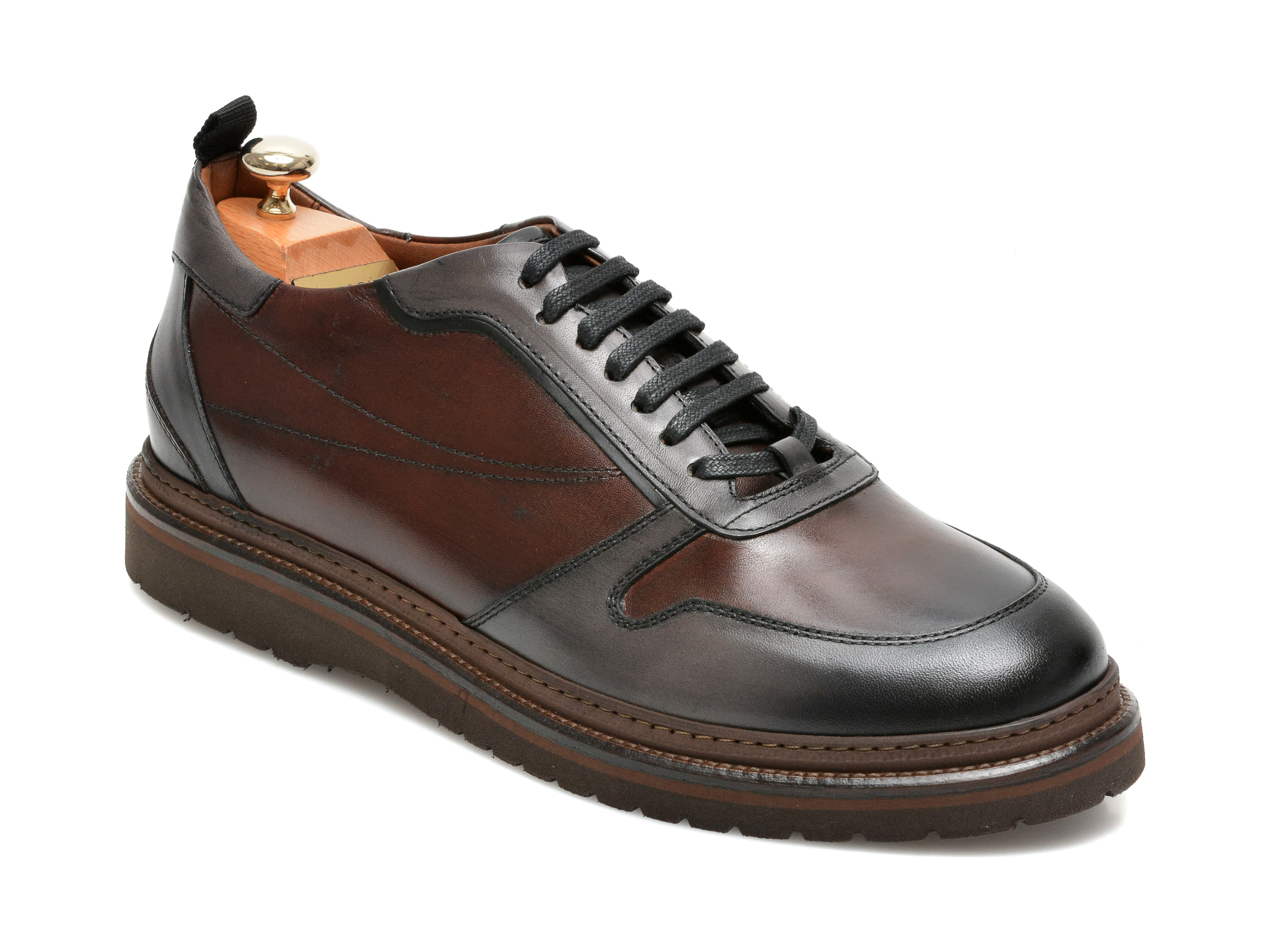 Pantofi LE COLONEL maro, 64804, din piele naturala Le Colonel imagine noua