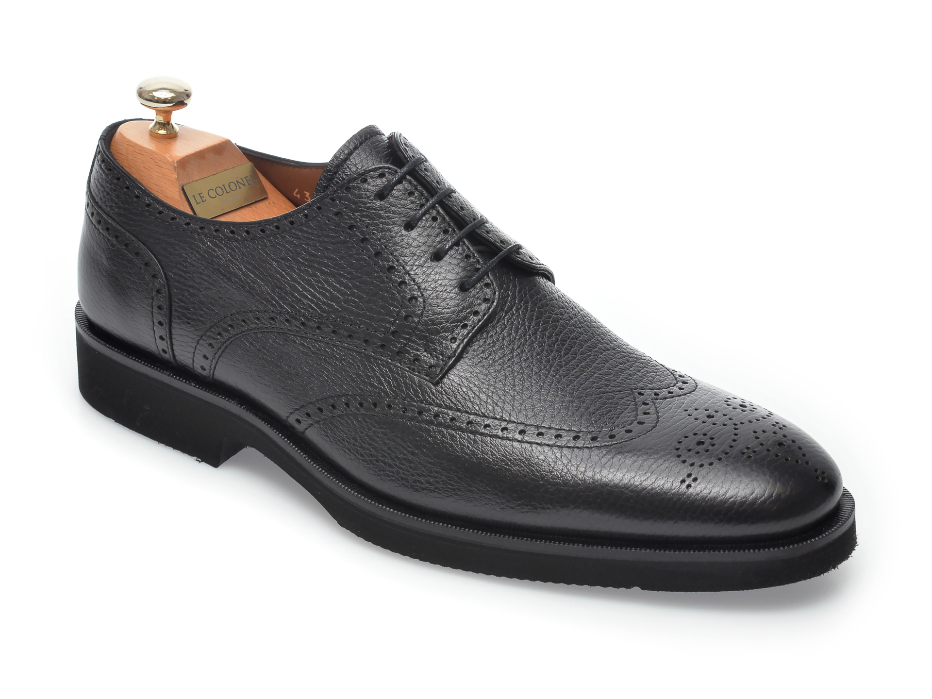 Pantofi LE COLONEL negri, 40911, din piele naturala