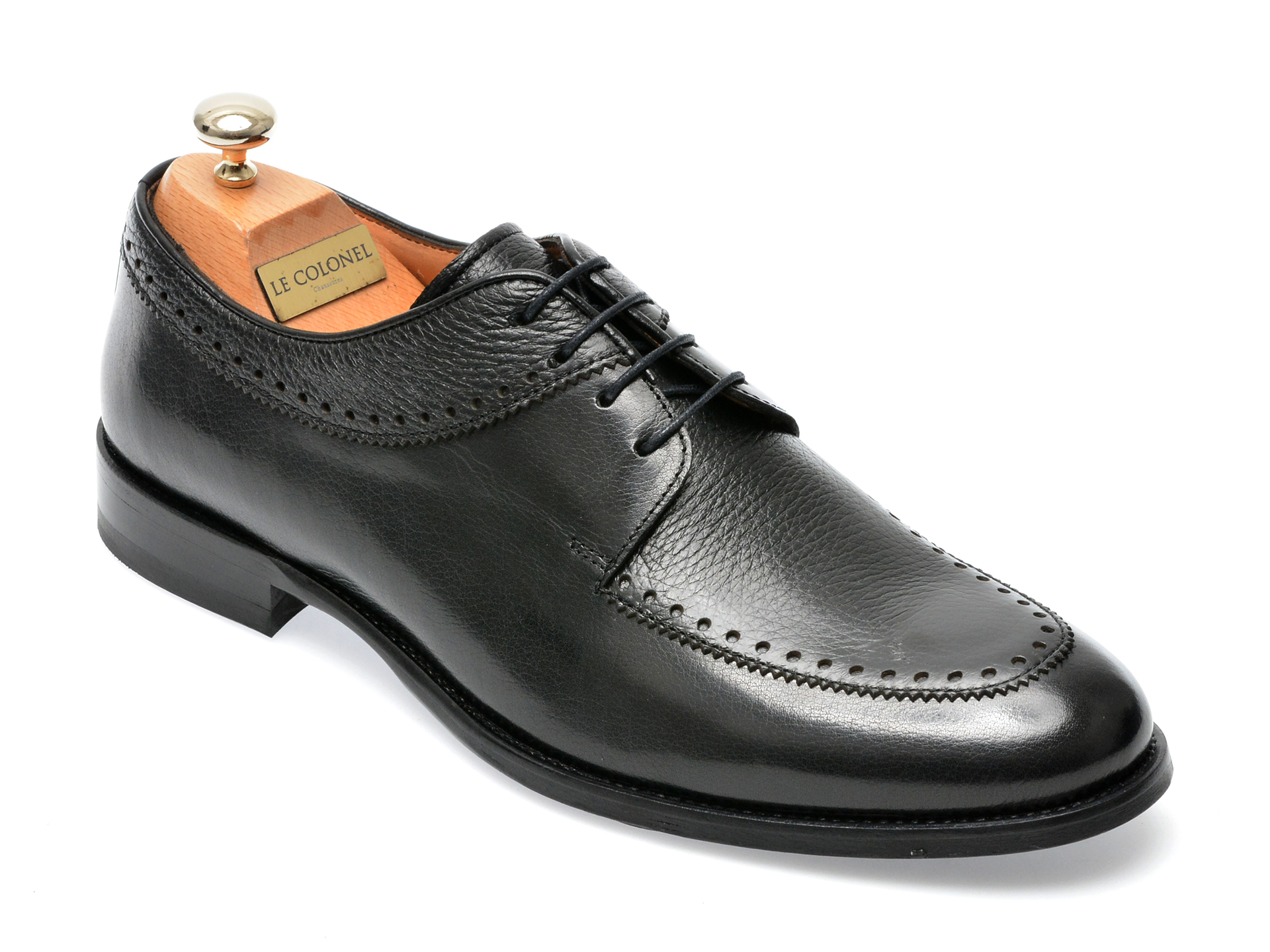Pantofi LE COLONEL negri, 45266, din piele naturala Le Colonel