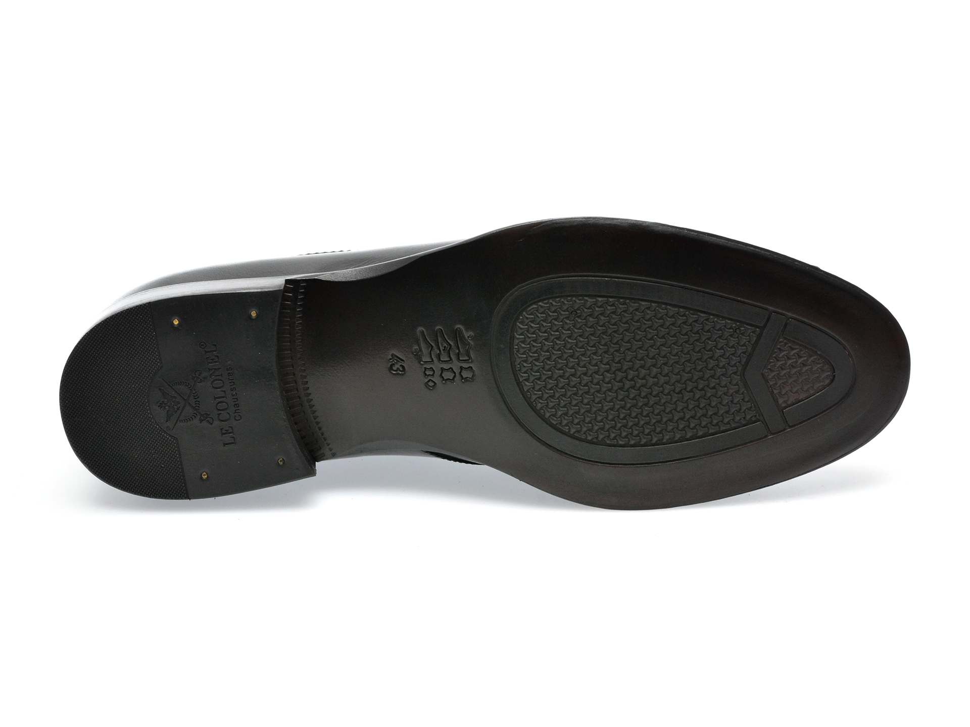 Pantofi LE COLONEL negri, 45266, din piele naturala