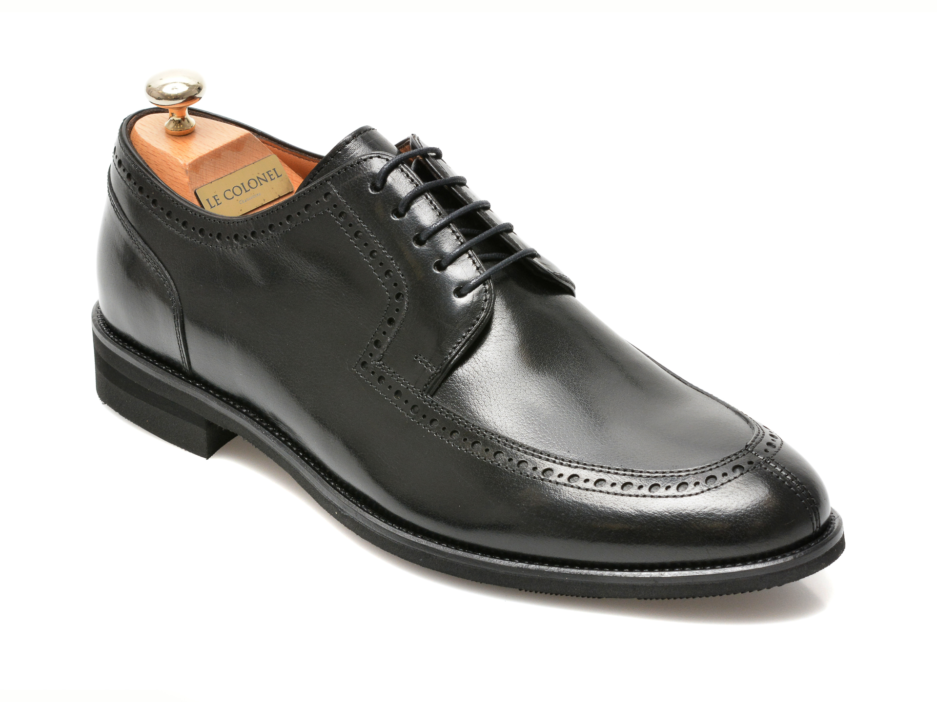 Pantofi LE COLONEL negri, 45279, din piele naturala Le Colonel imagine noua