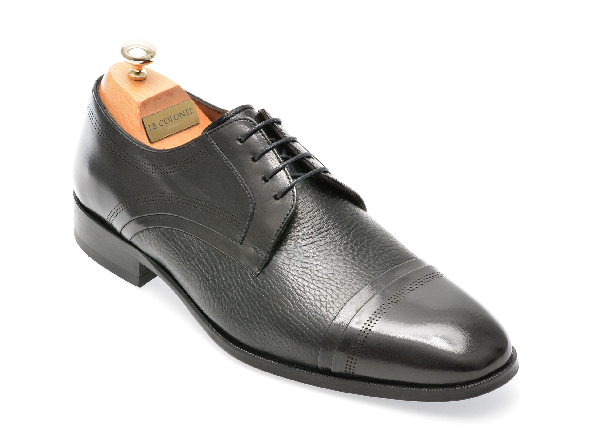 Pantofi LE COLONEL negri, 48470, din piele naturala Le Colonel