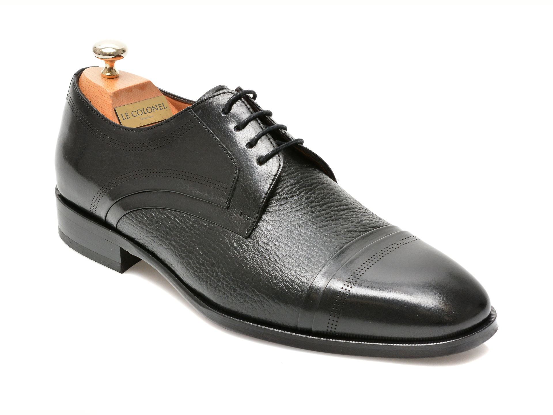 Pantofi LE COLONEL negri, 48470, din piele naturala Le Colonel imagine 2022 reducere