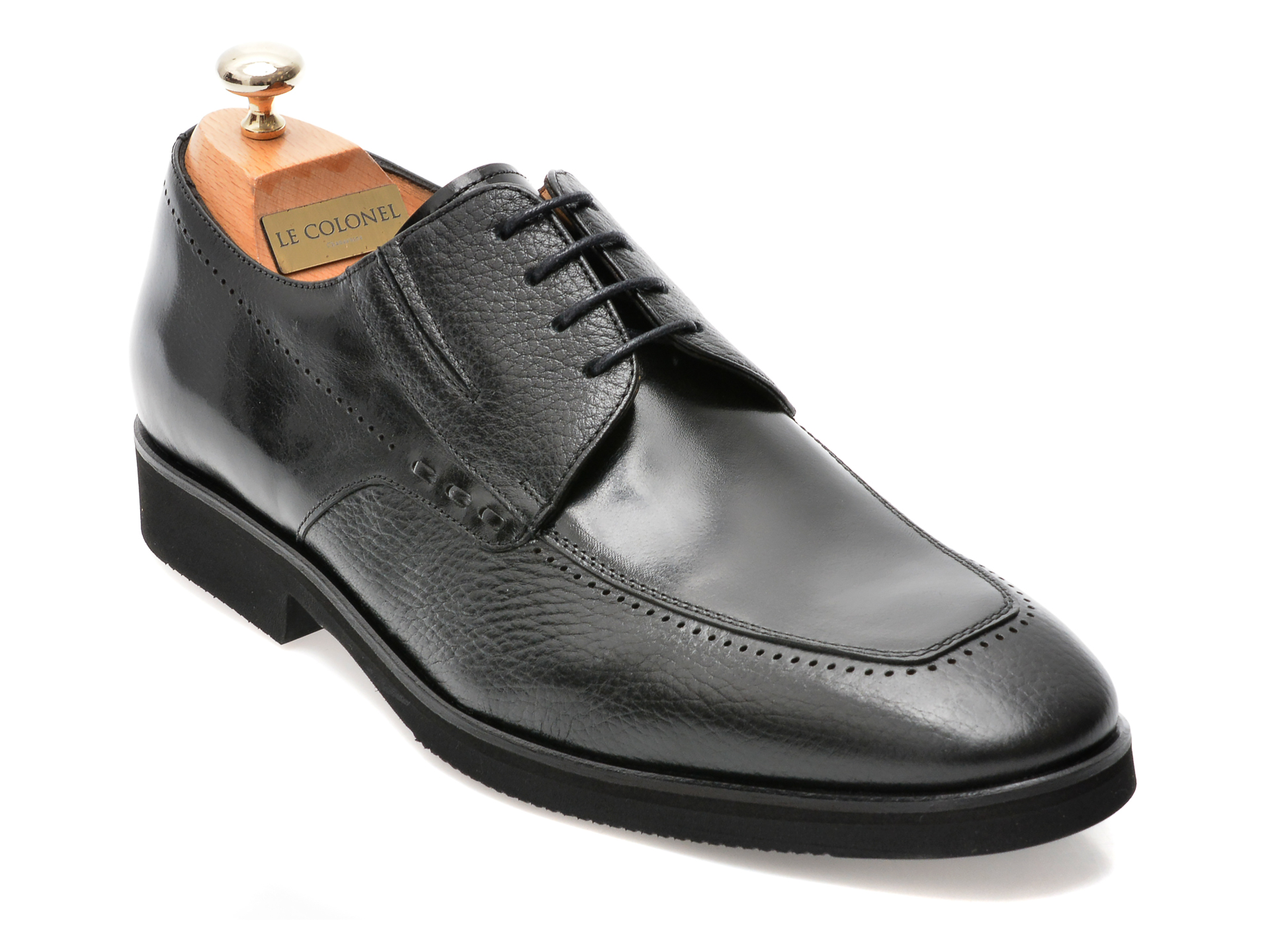 Pantofi LE COLONEL negri, 48701, din piele naturala imagine reduceri black friday 2021 Le Colonel