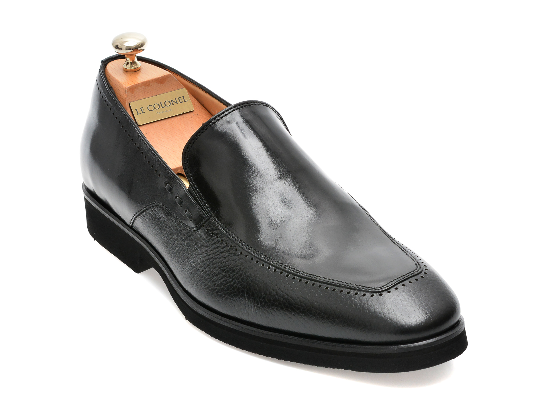 Pantofi LE COLONEL negri, 48702, din piele naturala imagine reduceri black friday 2021 Le Colonel