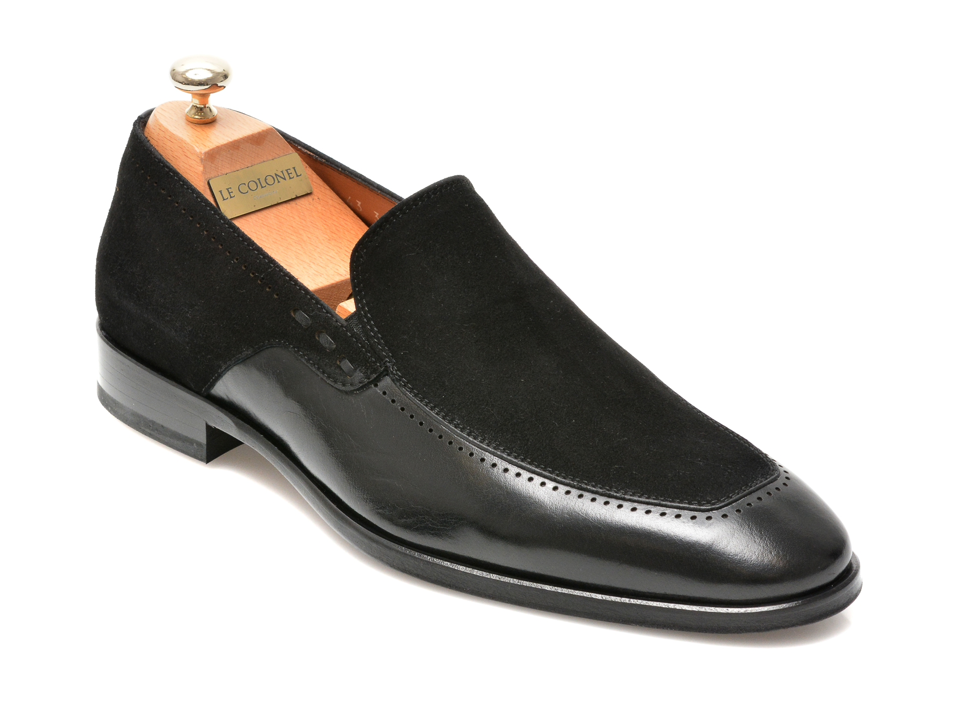 Pantofi LE COLONEL negri, 48702, din piele naturala Le Colonel imagine noua