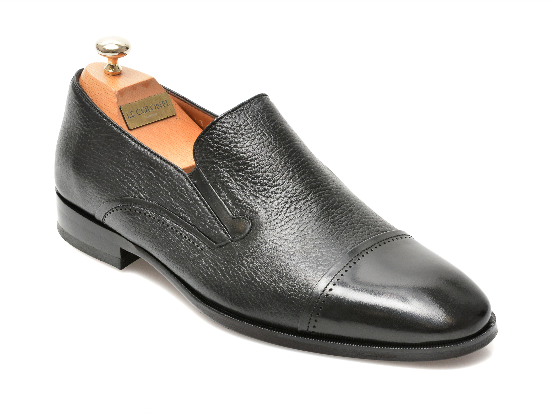 Pantofi LE COLONEL negri, 48765, din piele naturala Le Colonel imagine noua