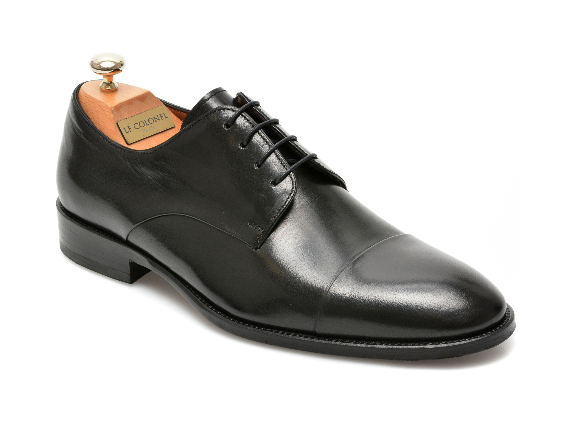 Pantofi LE COLONEL negri, 49809, din piele naturala imagine reduceri black friday 2021 Le Colonel