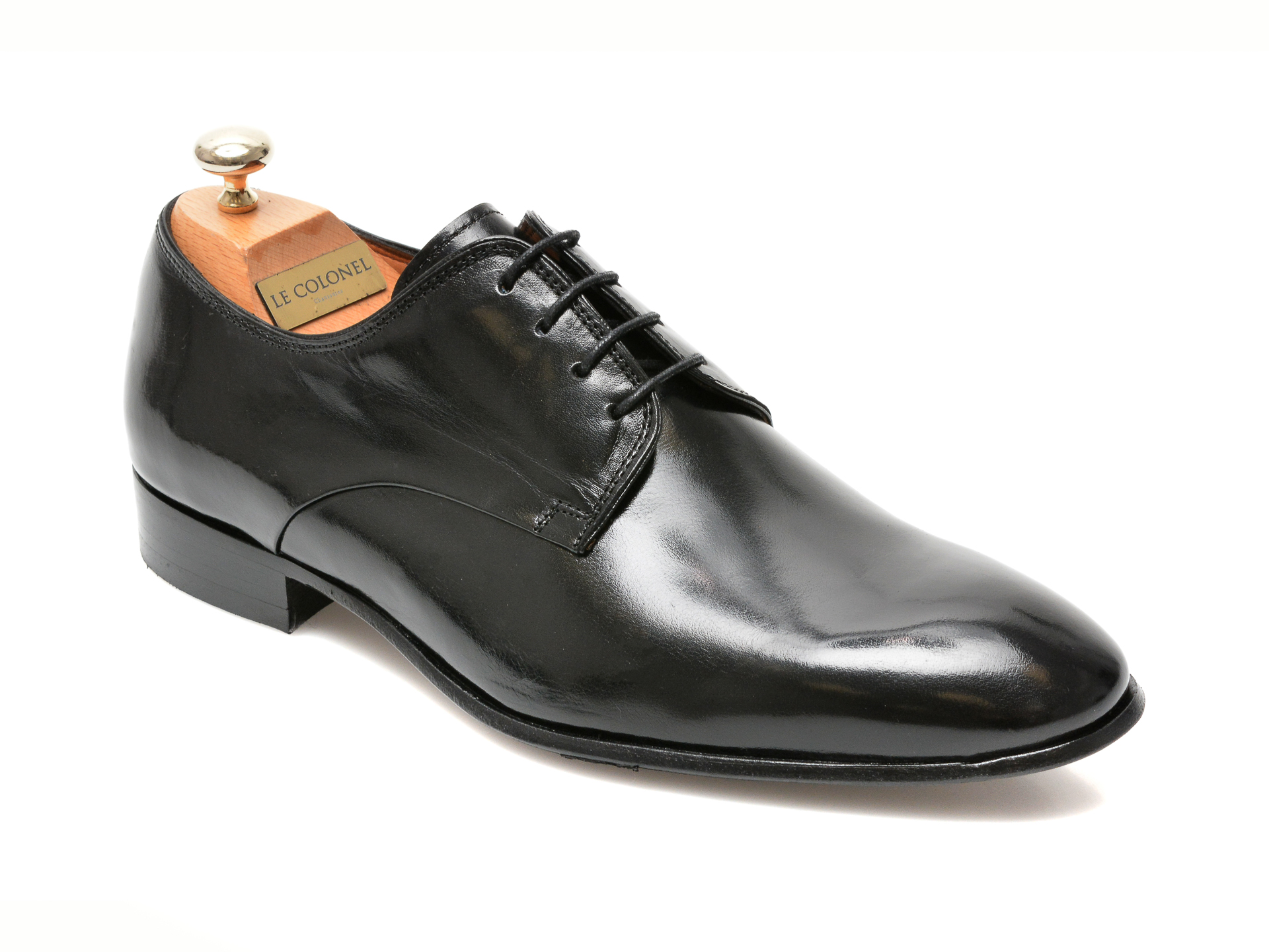 Pantofi LE COLONEL negri, 49817, din piele naturala imagine reduceri black friday 2021 Le Colonel
