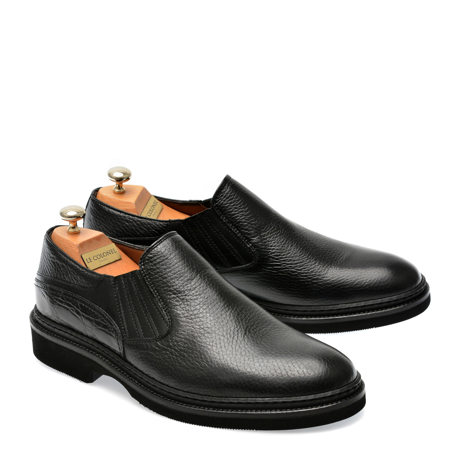 Poze Pantofi LE COLONEL negri, 61730, din piele naturala