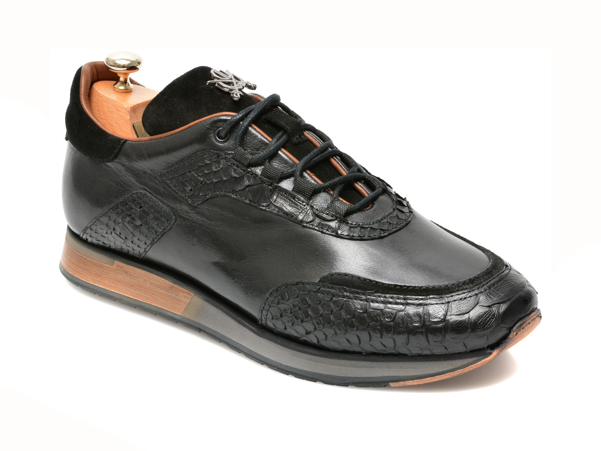 Pantofi LE COLONEL negri, 62828, din piele naturala Le Colonel imagine noua