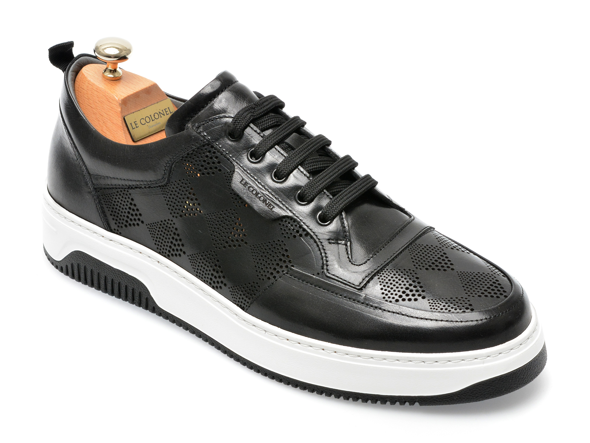 Pantofi LE COLONEL negri, 63236, din piele naturala /barbati/pantofi imagine noua