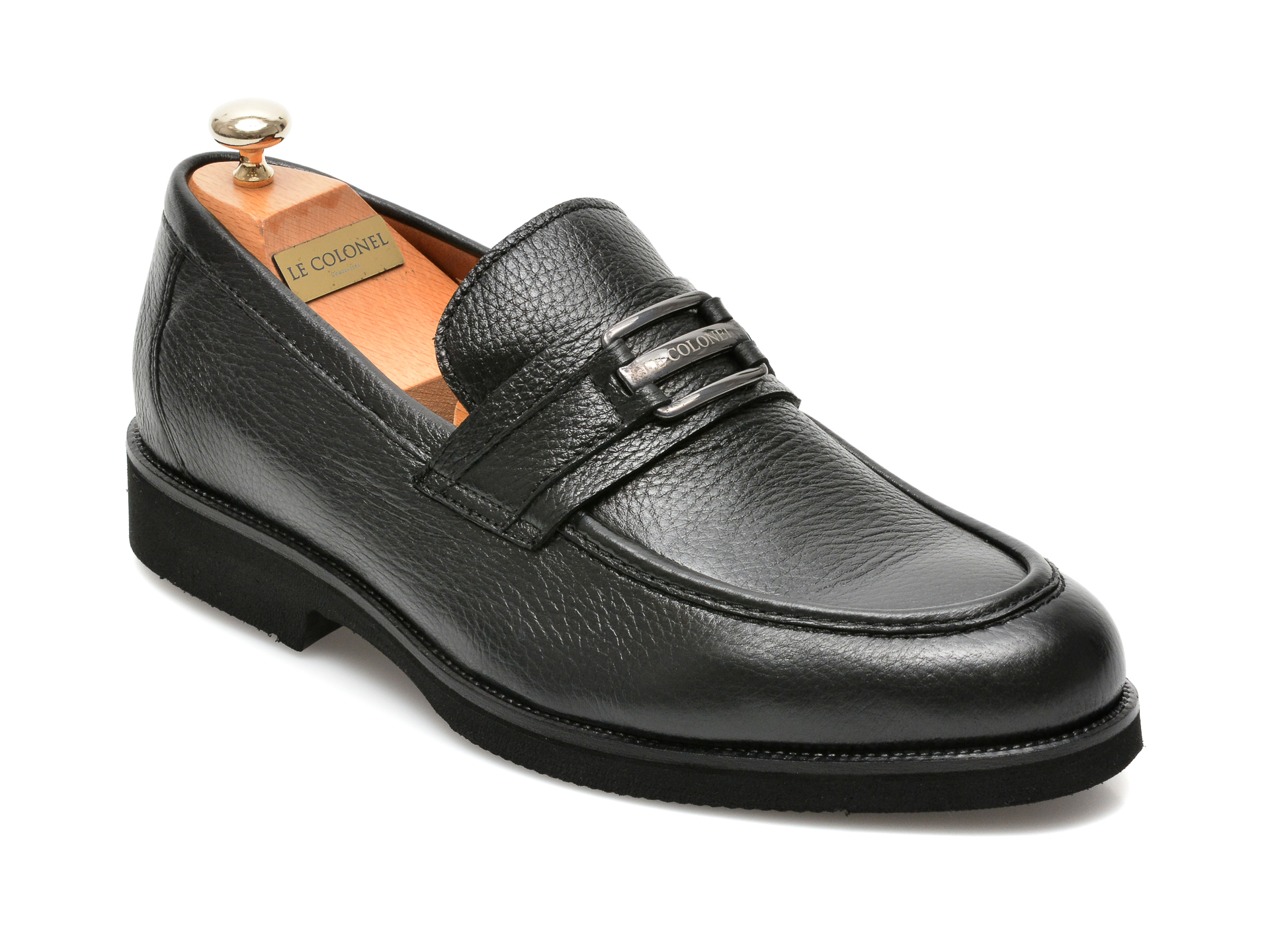 Pantofi LE COLONEL negri, 63914, din piele naturala imagine reduceri black friday 2021 Le Colonel