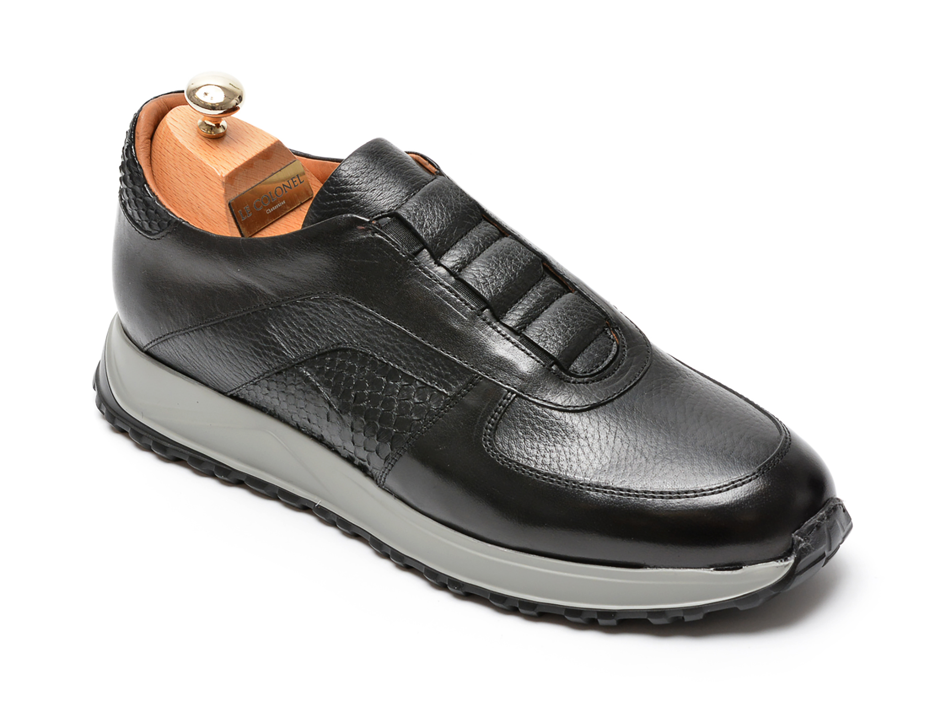 Pantofi LE COLONEL negri, 64315, din piele naturala Le Colonel