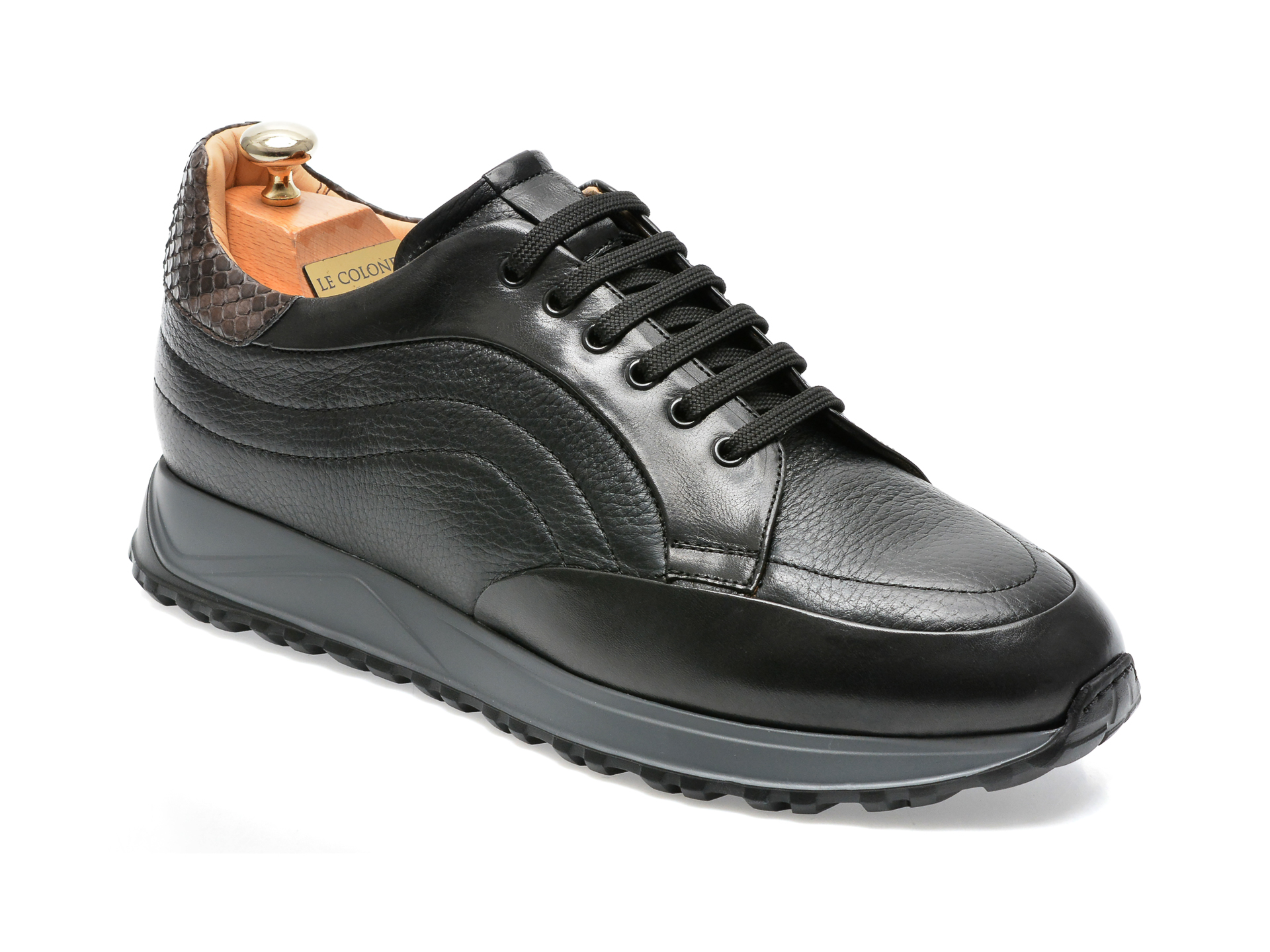 Pantofi LE COLONEL negri, 64330, din piele naturala /barbati/pantofi
