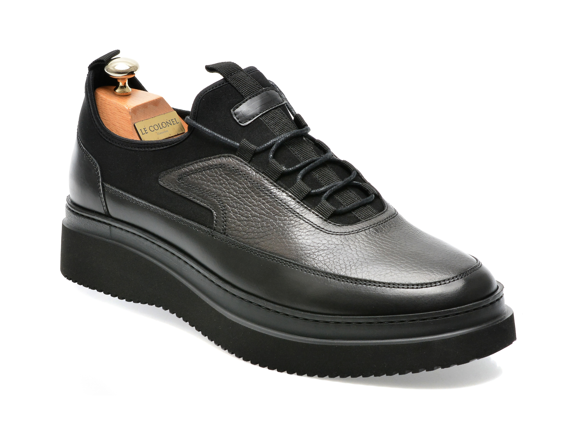 Pantofi LE COLONEL negri, 64816, din piele naturala /barbati/pantofi imagine noua