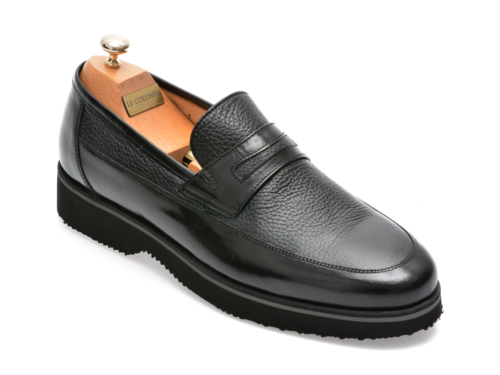 Pantofi LE COLONEL negri, 66101, din piele naturala