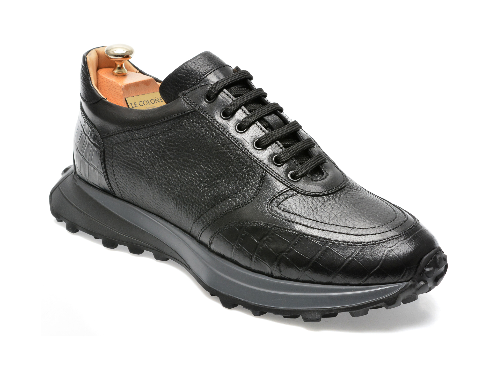 Pantofi LE COLONEL negri, 66712, din piele naturala /barbati/pantofi imagine noua