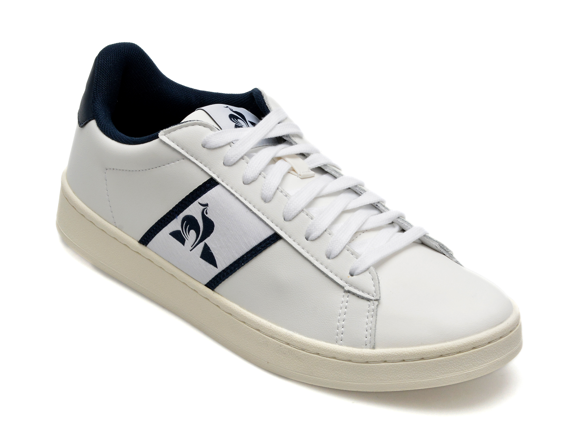 Pantofi LE COQ SPORTIF albi, 2310162, din piele naturala /barbati/pantofi imagine noua