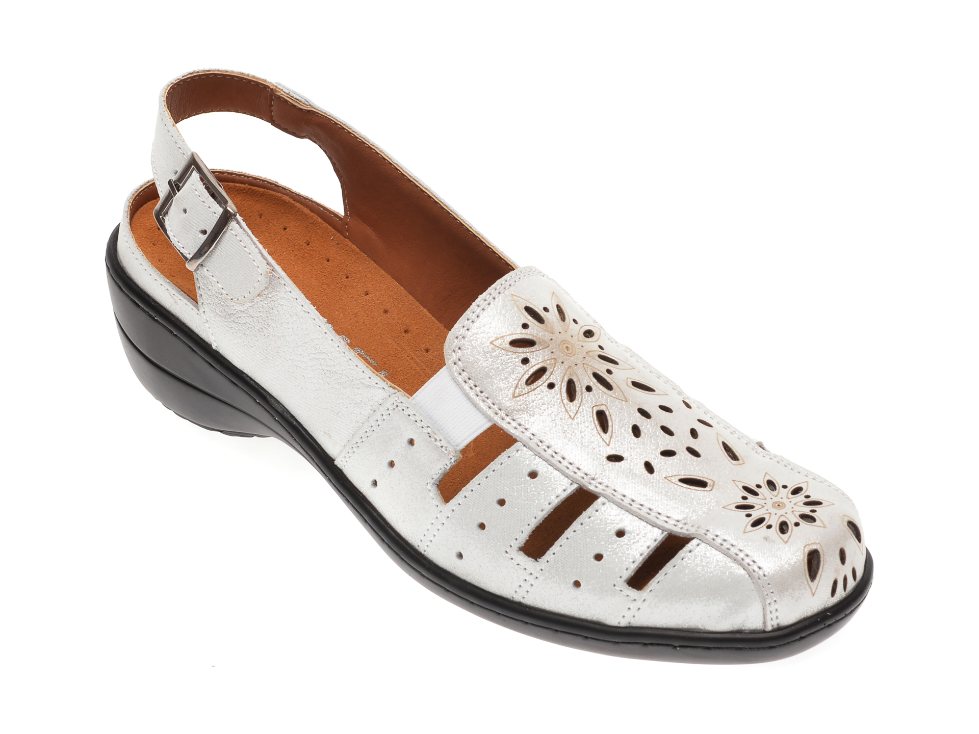 Pantofi LUMEL albi, 20212, din piele naturala