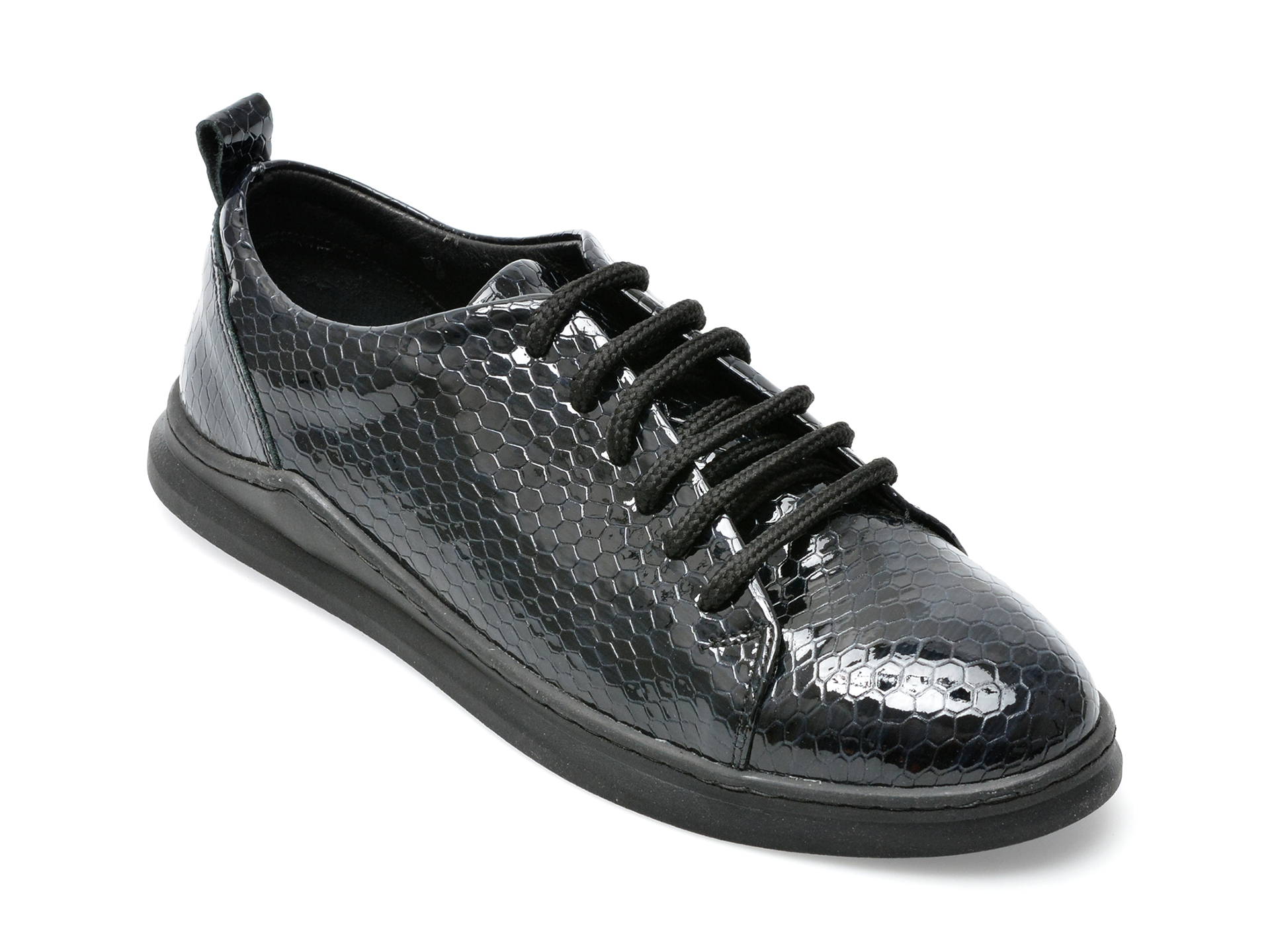 Pantofi MAGRIT negri, 30, din piele naturala lacuita
