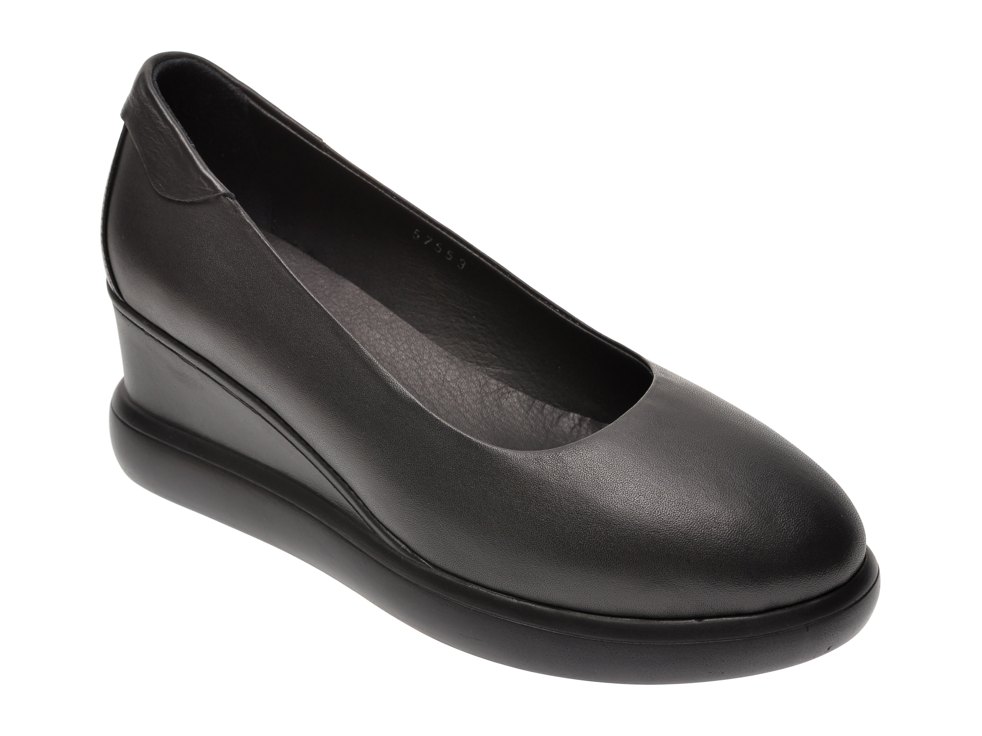 Pantofi MISS LIZA negri, 1182401, din piele naturala